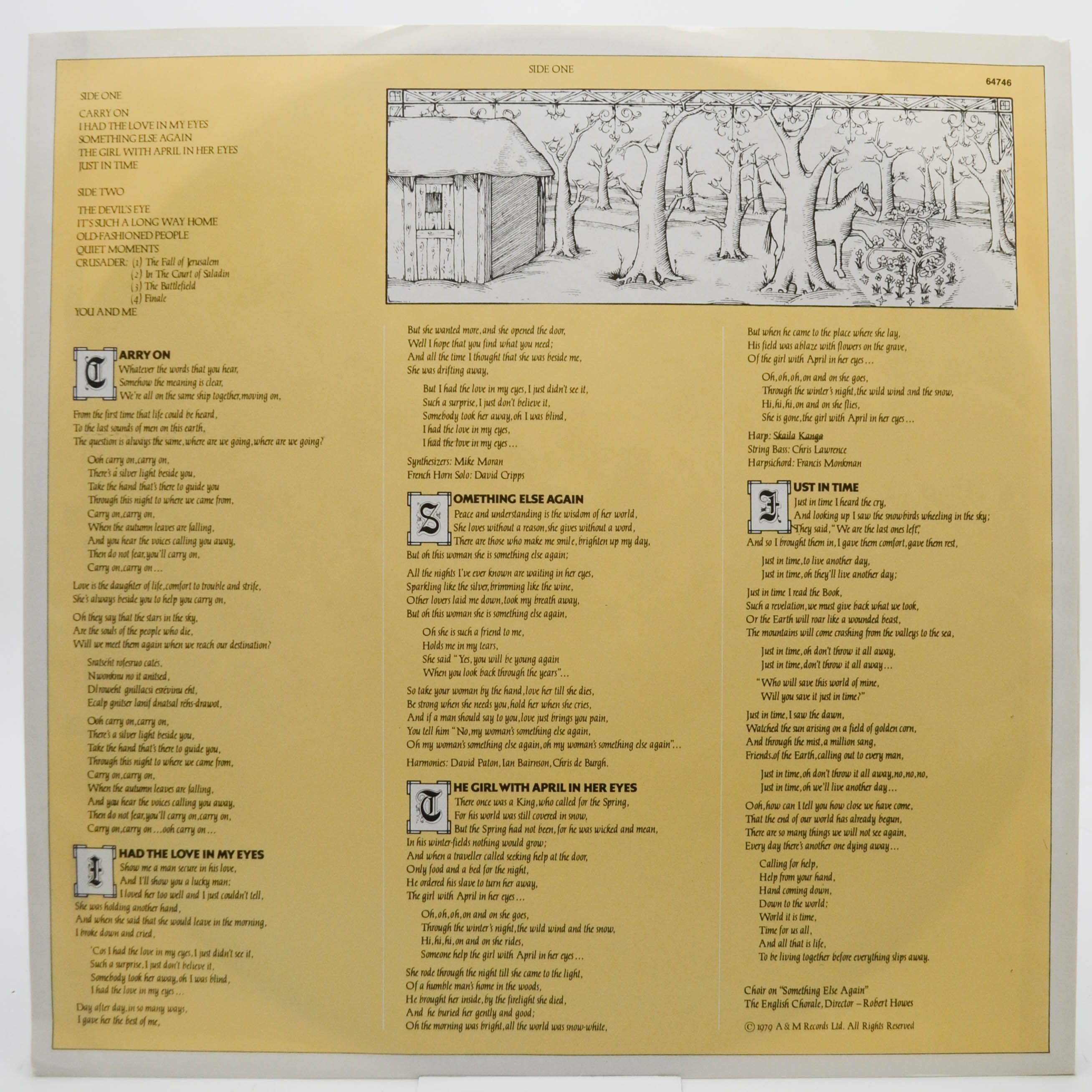 Chris de Burgh — Crusader, 1979