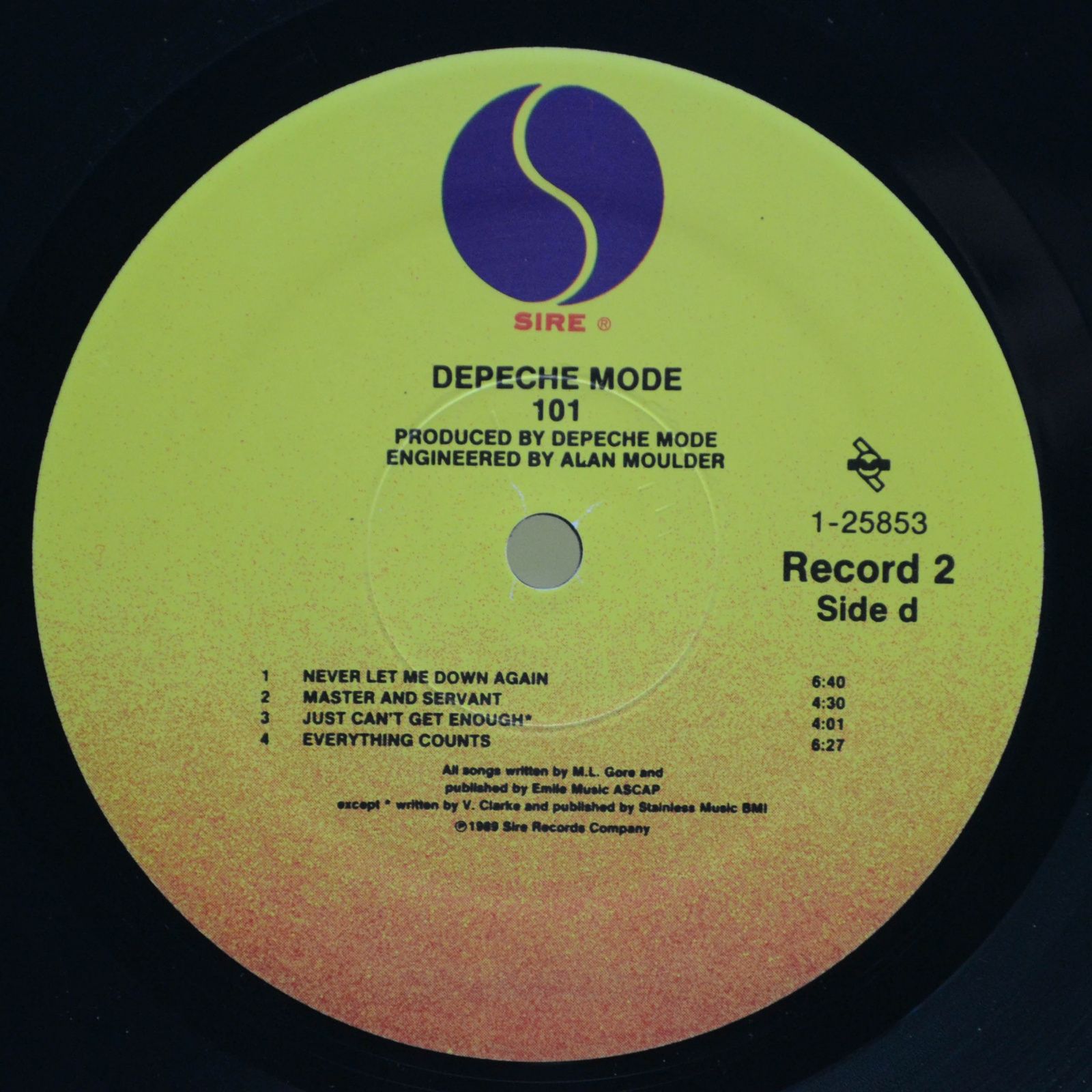 Depeche Mode — 101 (2LP, USA, booklet), 1989