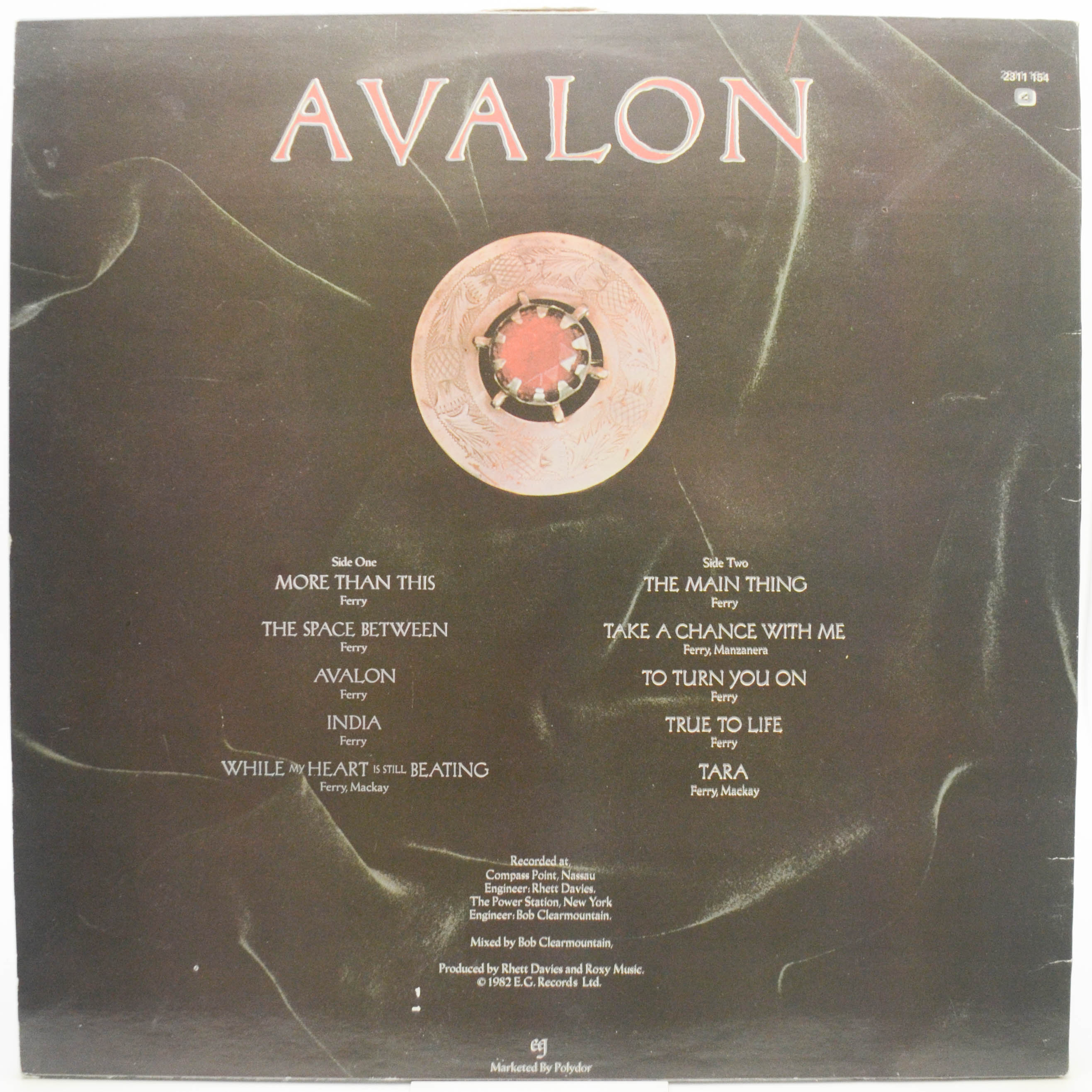 Roxy Music — Avalon, 1982