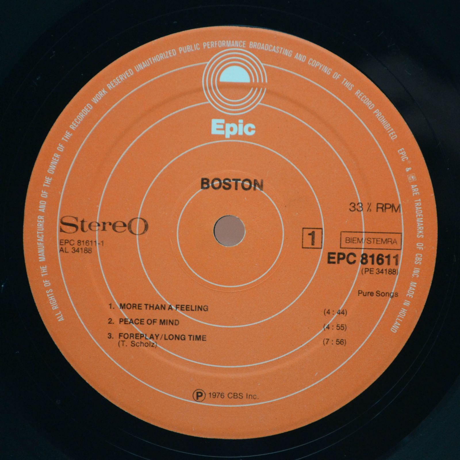 Boston — Boston, 1976