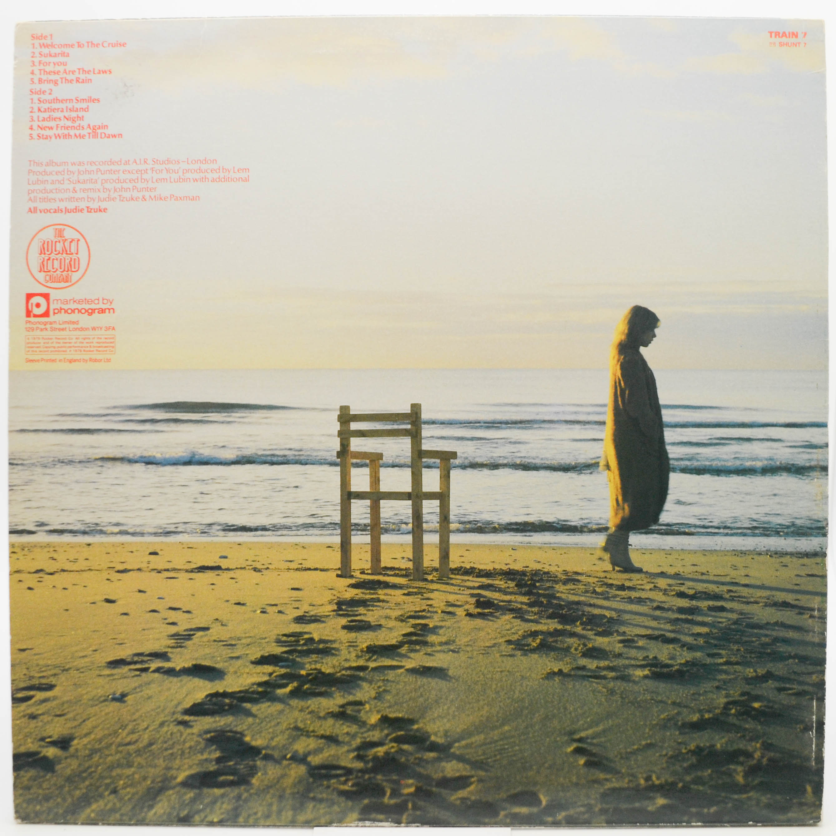 Judie Tzuke — Welcome To The Cruise (1-st, UK), 1979