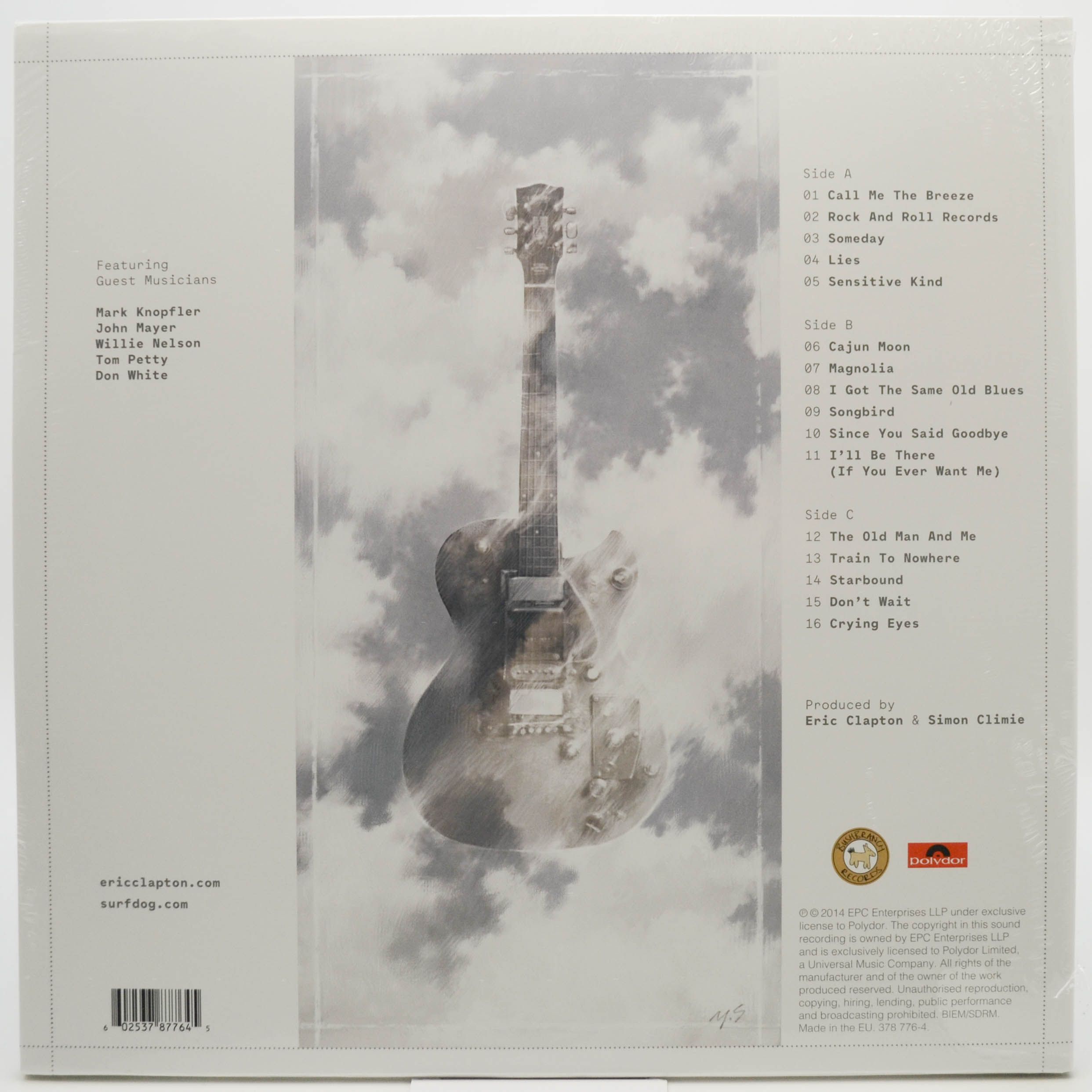 Eric Clapton & Friends — The Breeze (An Appreciation Of JJ Cale) (2LP), 2014