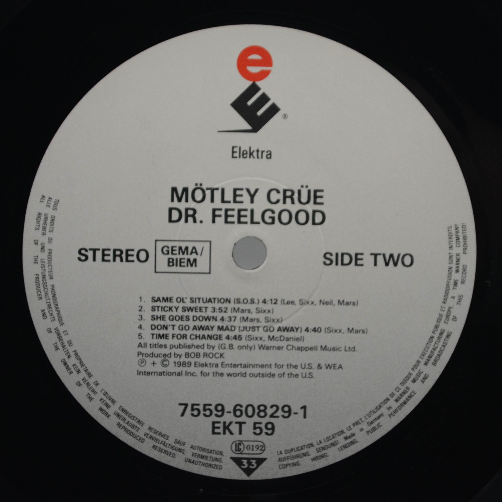 Mötley Crüe — Dr. Feelgood, 1989
