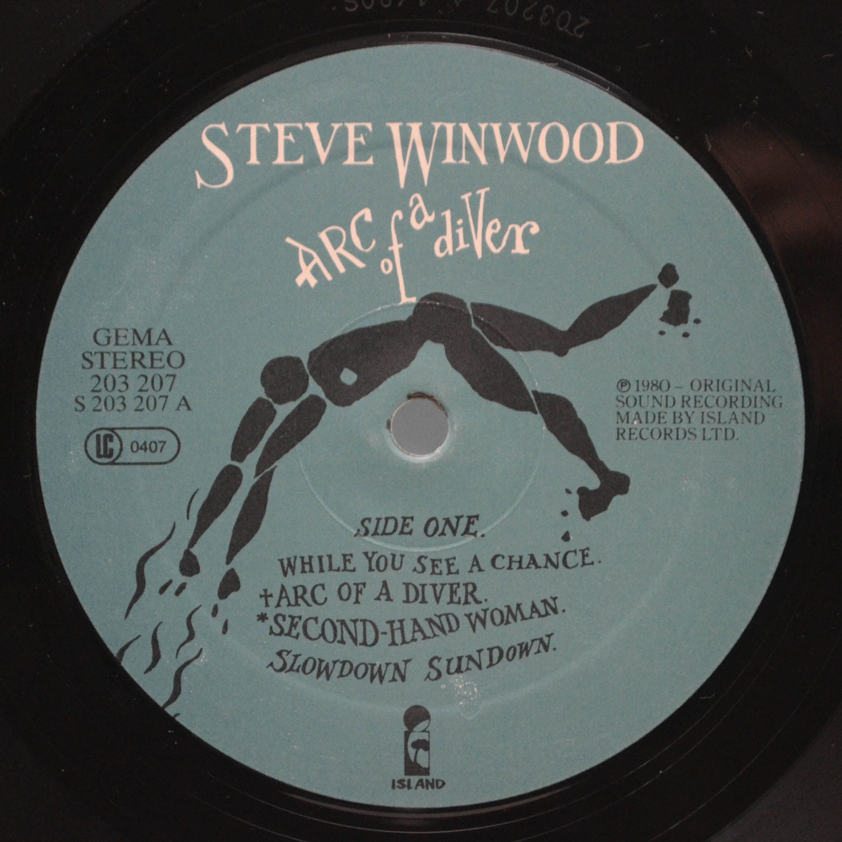 Виниловая пластинка Steve Winwood — Arc Of A Diver, 1980