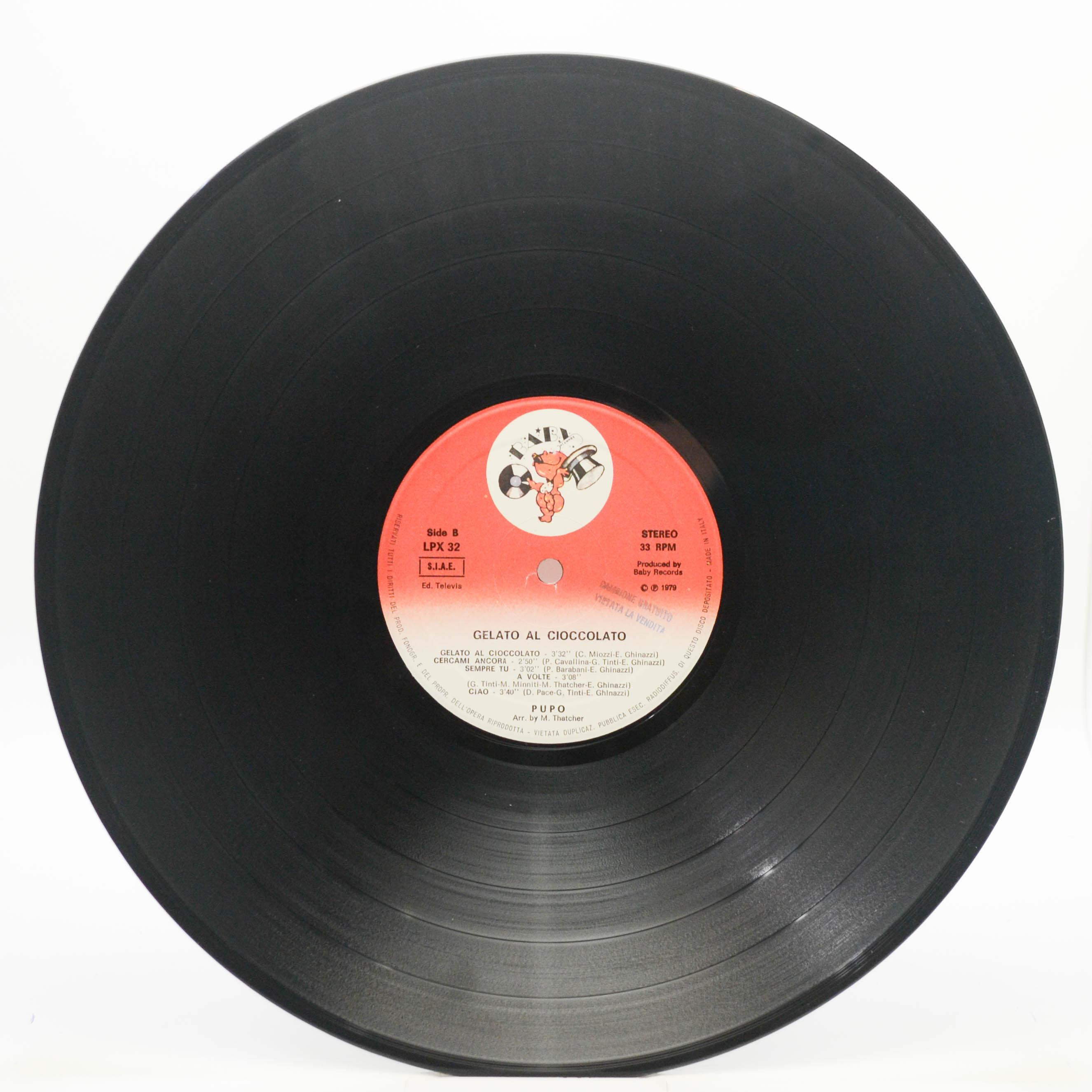 Pupo — Gelato Al Cioccolato (1-st, Italy), 1979