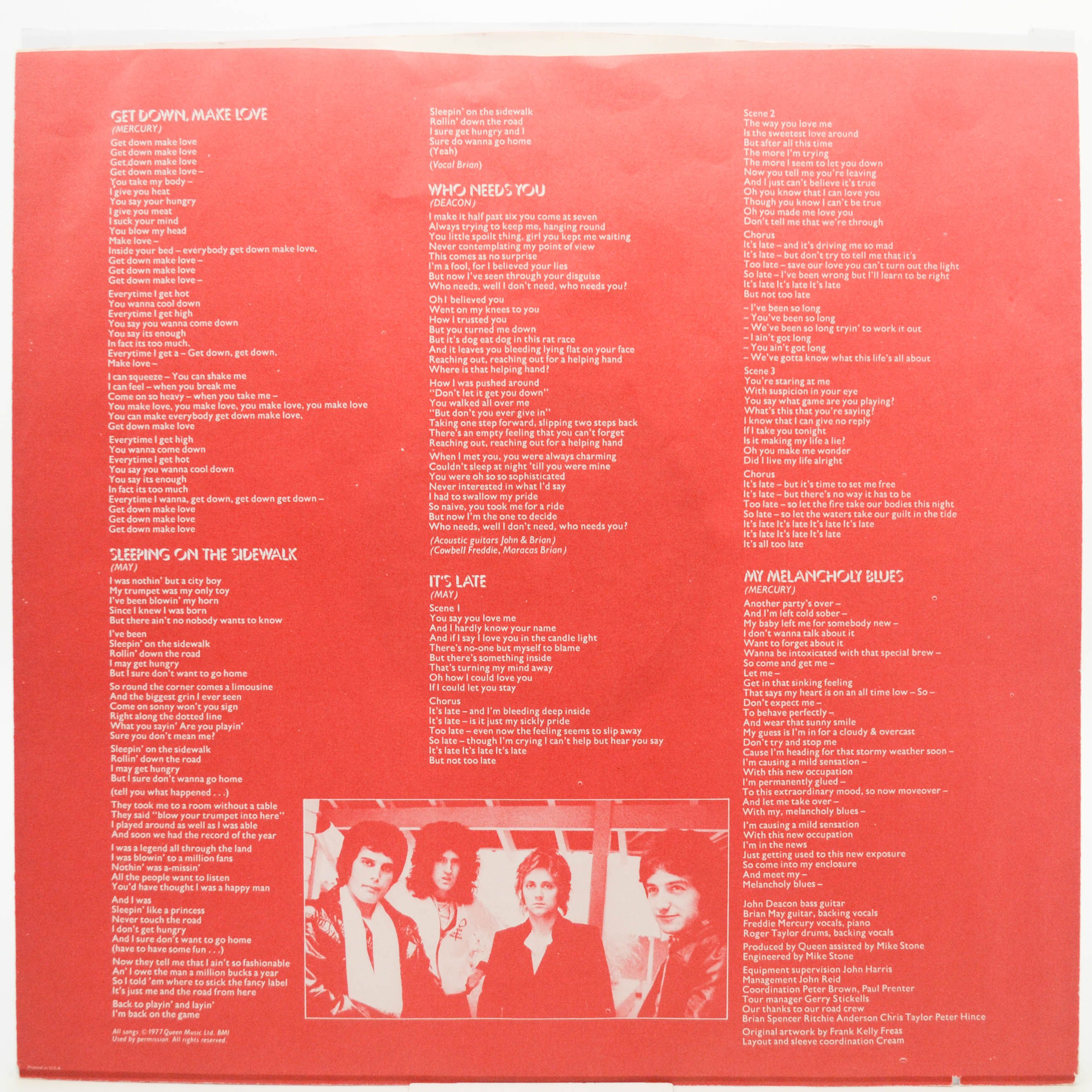 Queen — News Of The World (USA), 1977