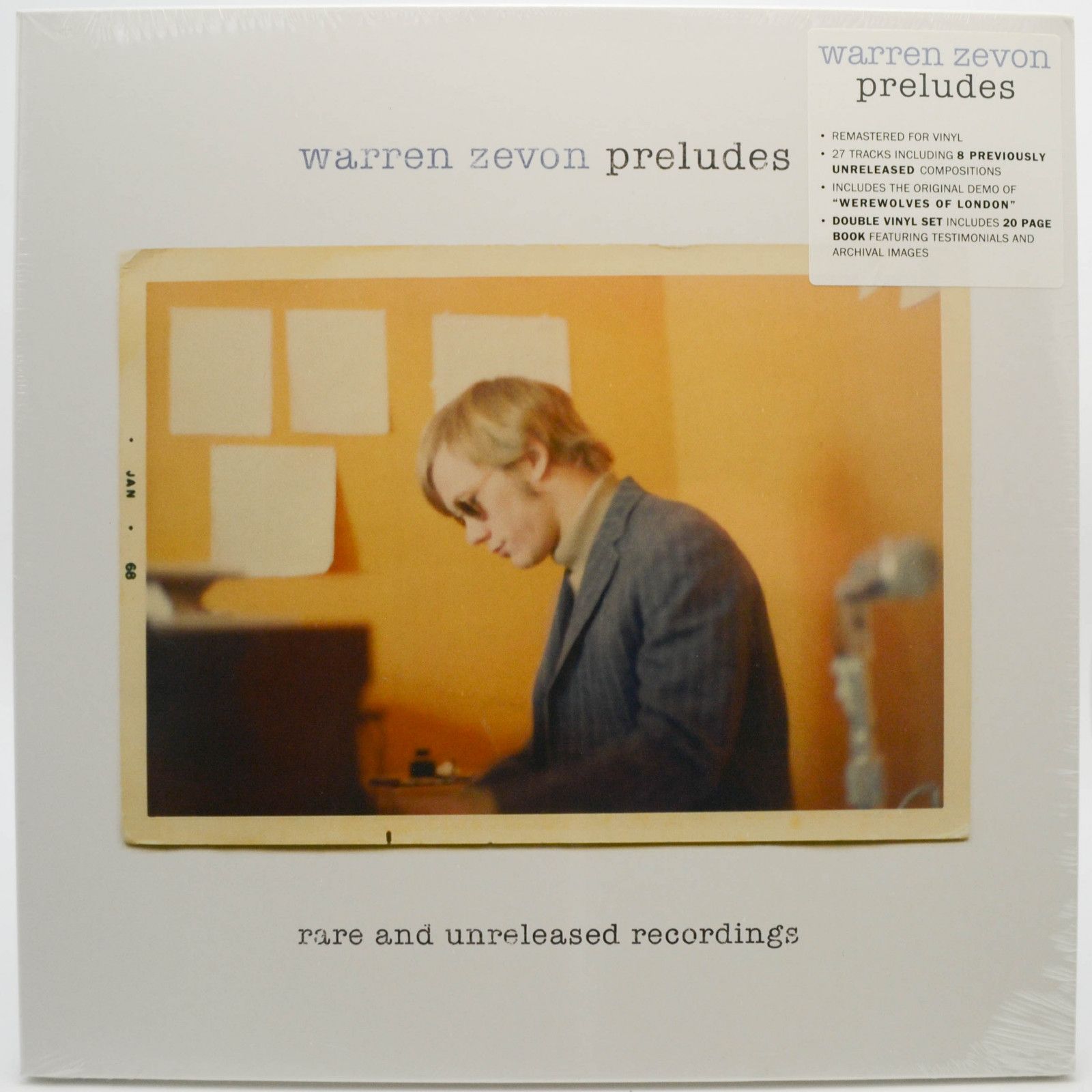 Warren Zevon — Preludes (Rare And Unreleased Recordings) (2LP), 2007