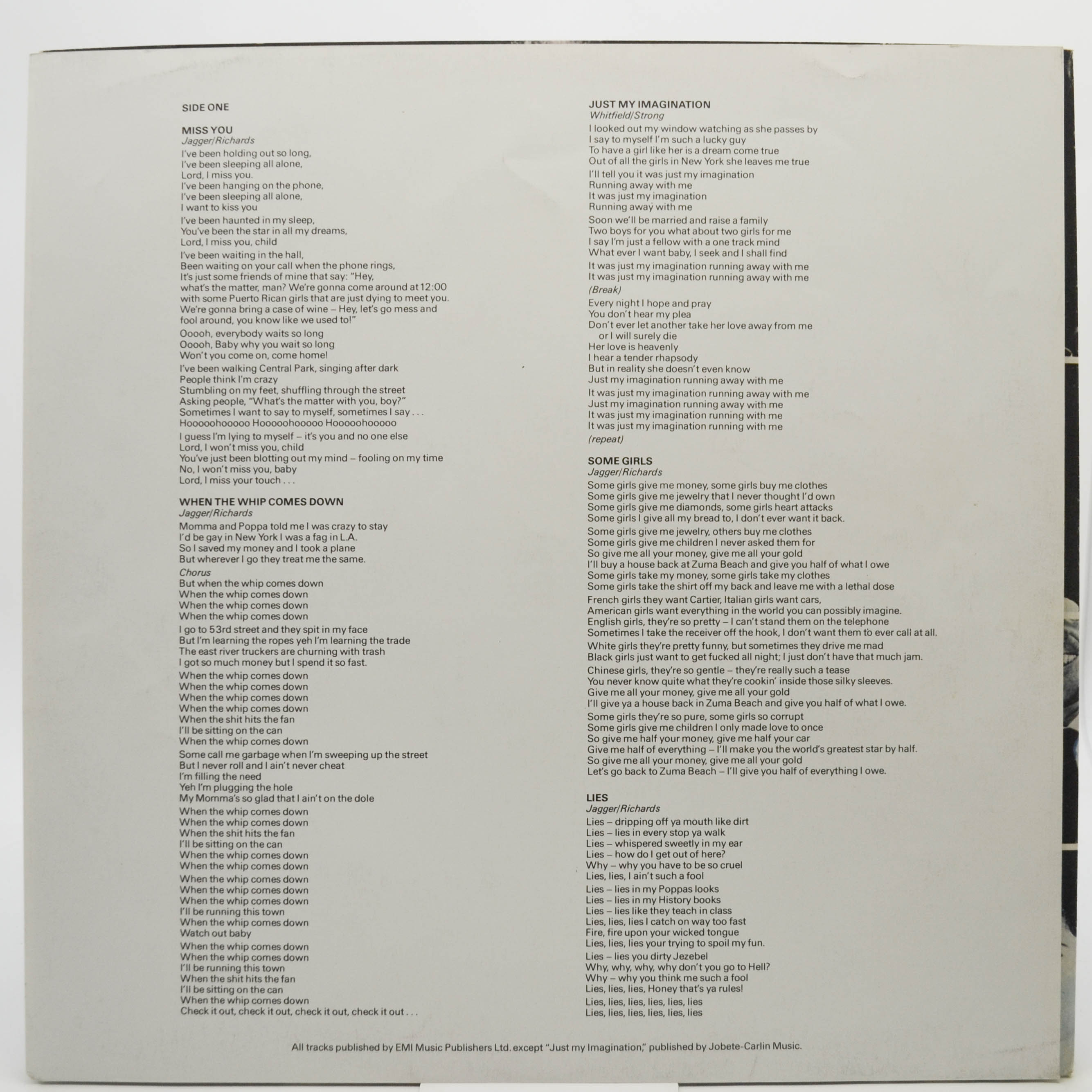 Rolling Stones — Some Girls, 1978