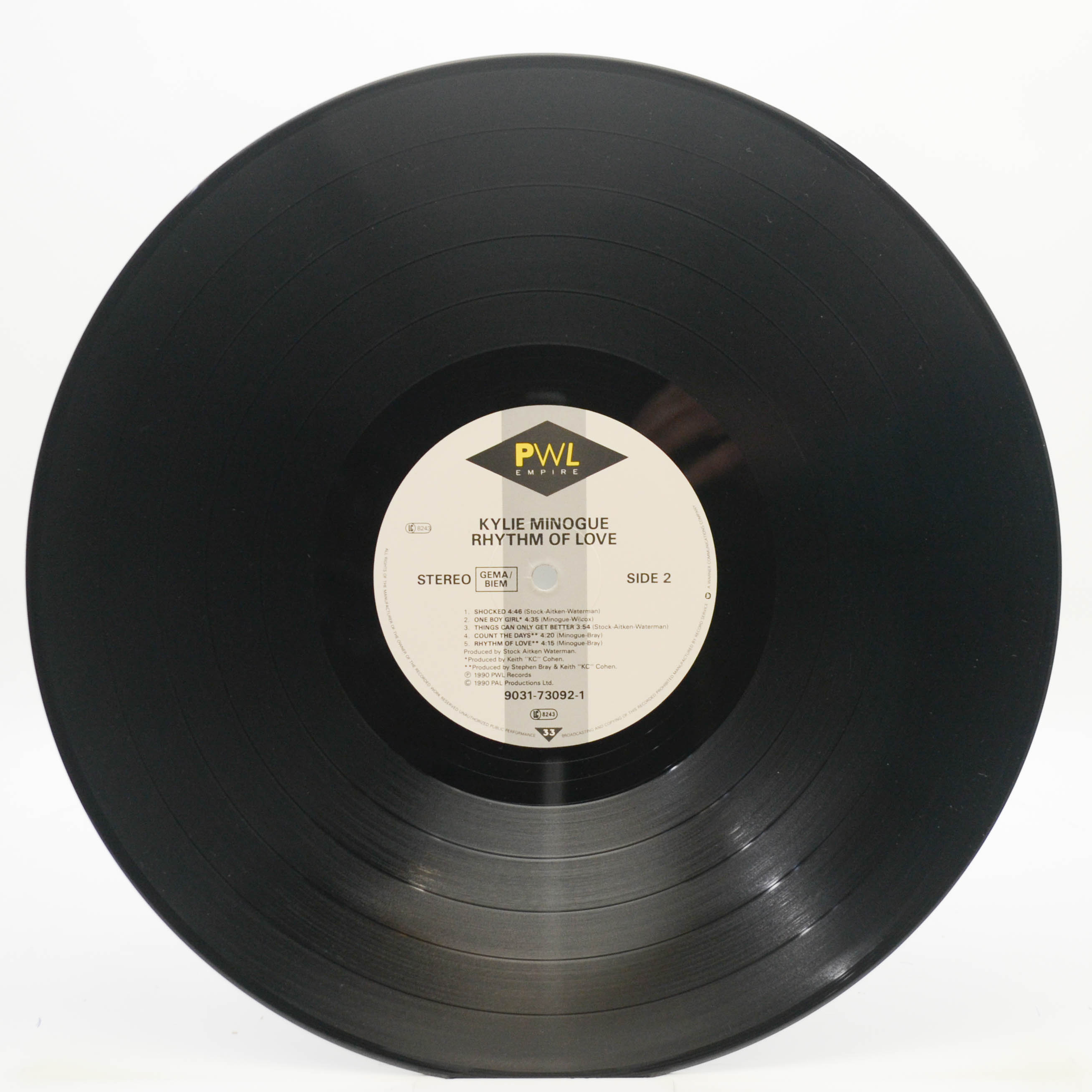 Kylie Minogue — Rhythm Of Love, 1990