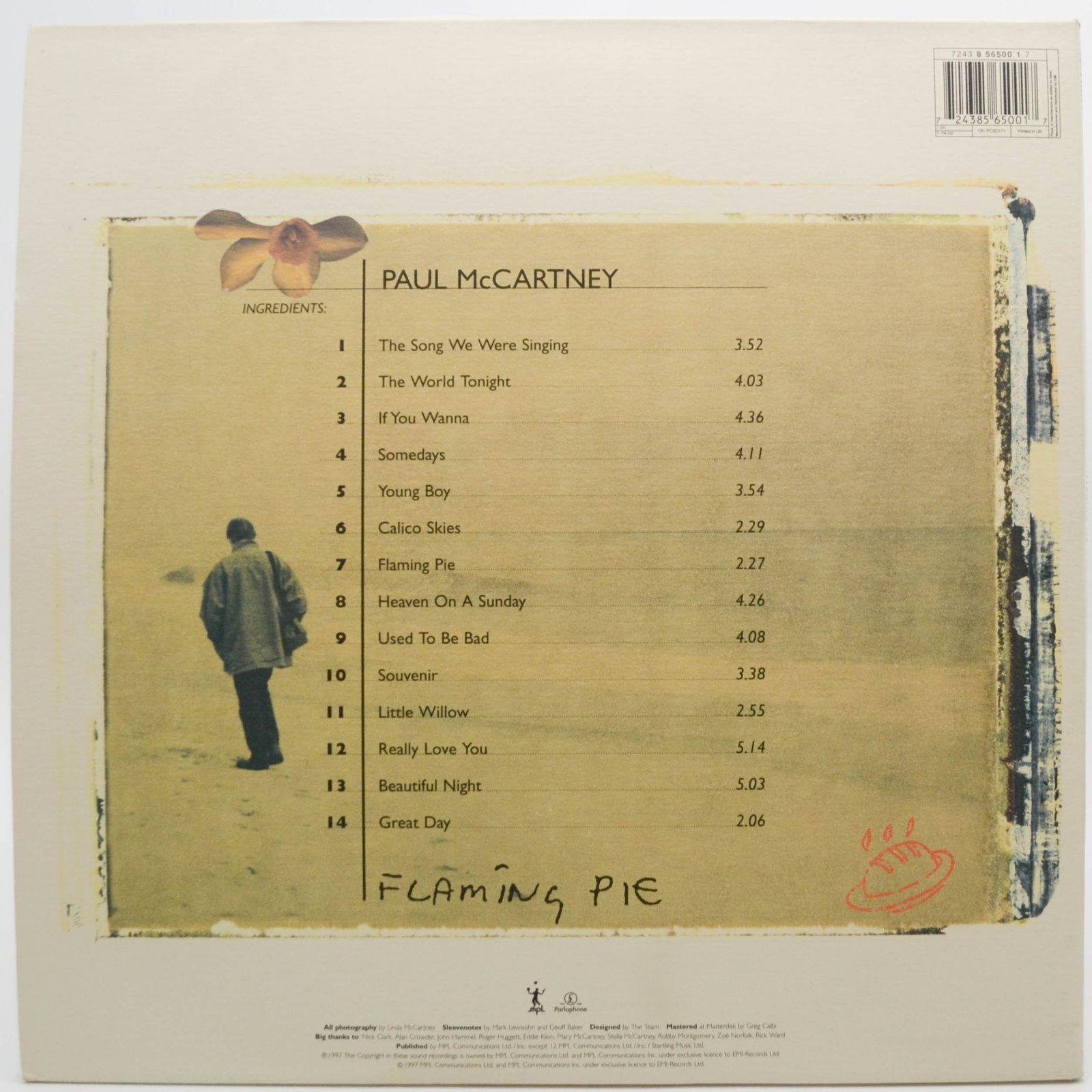 Paul McCartney — Flaming Pie (UK), 1997