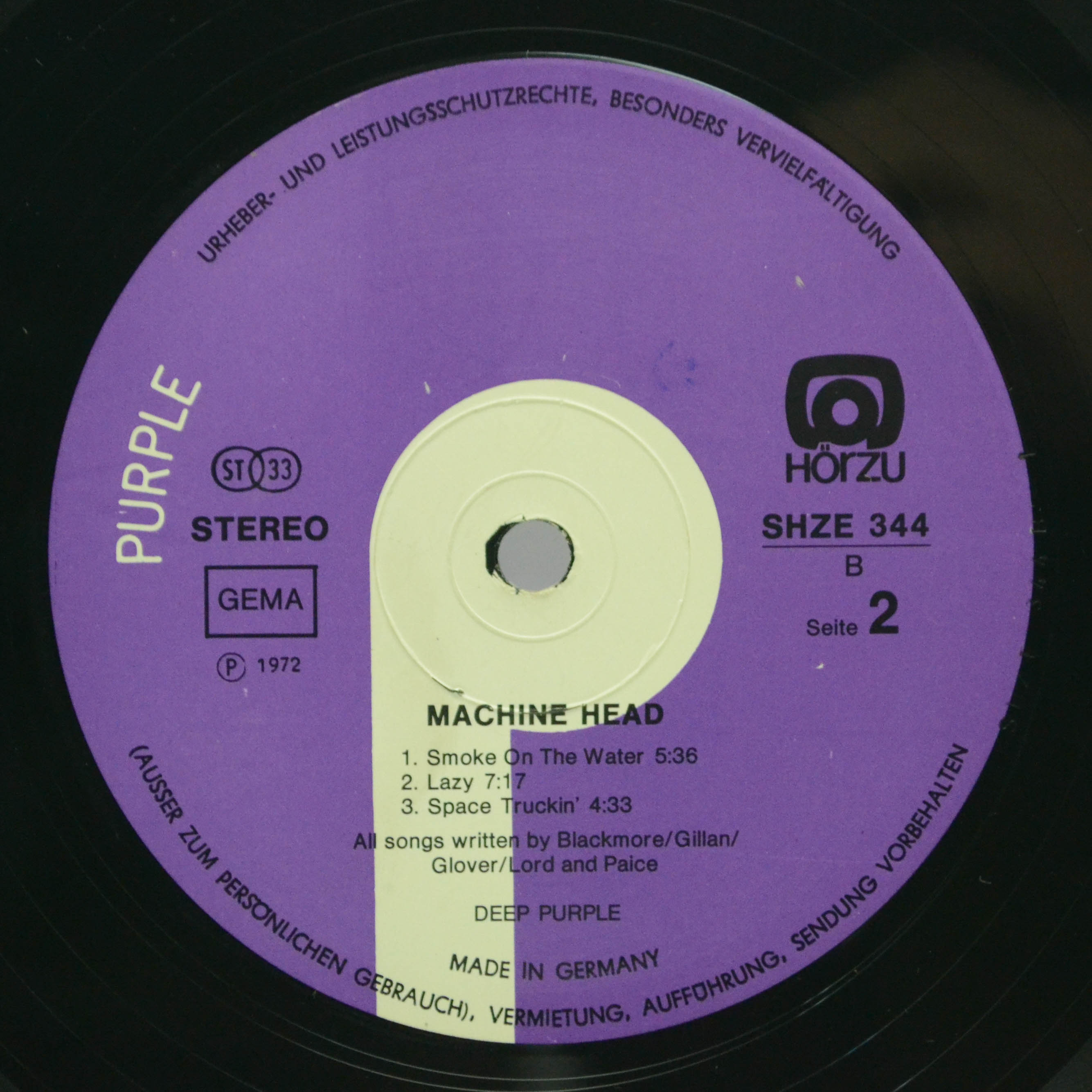 Deep Purple — Machine Head, 1972