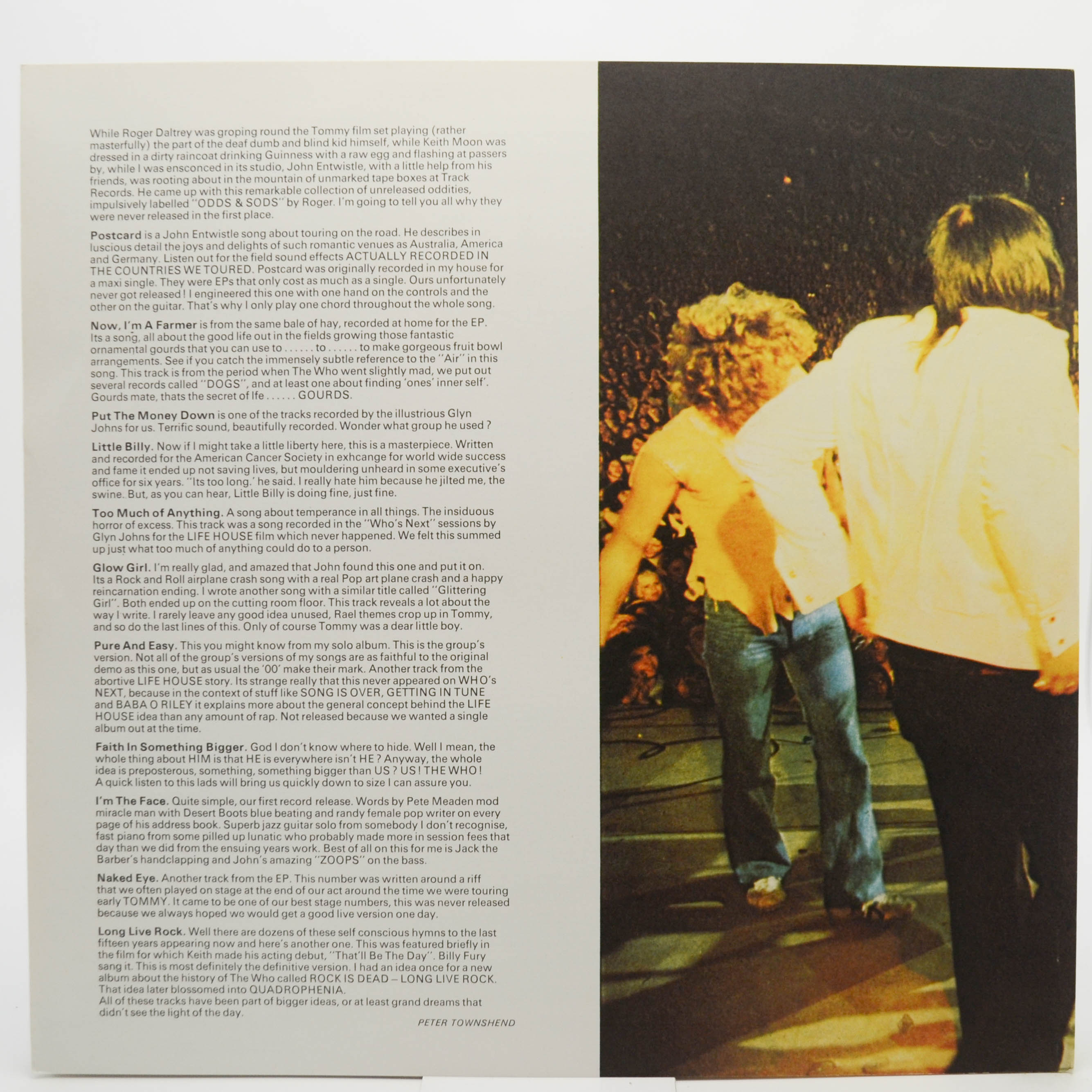 Who — Odds & Sods, 1974