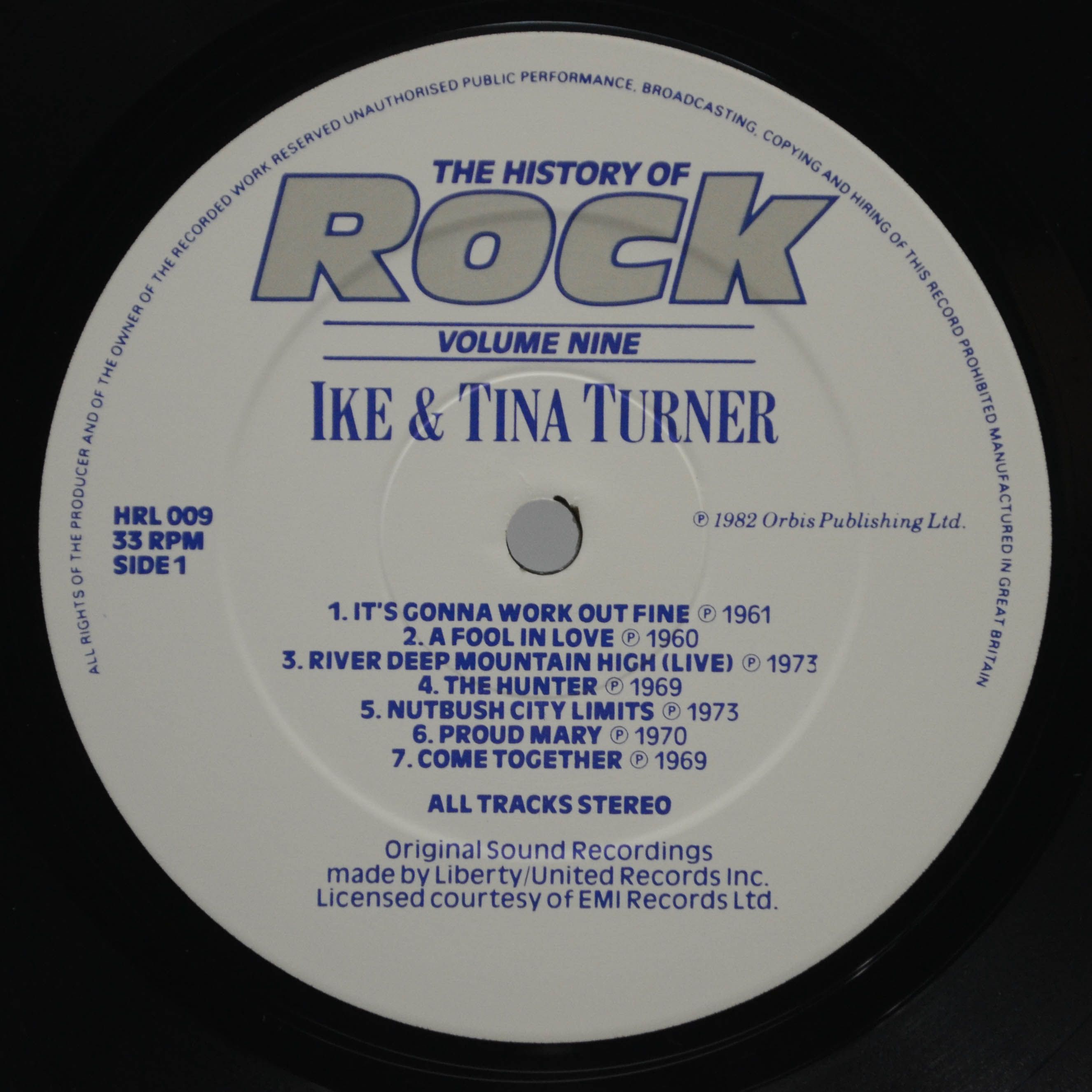 Ike & Tina Turner / James Brown / The Monkees / The Beach Boys — The History Of Rock (Volume Nine) (2LP, UK), 1982