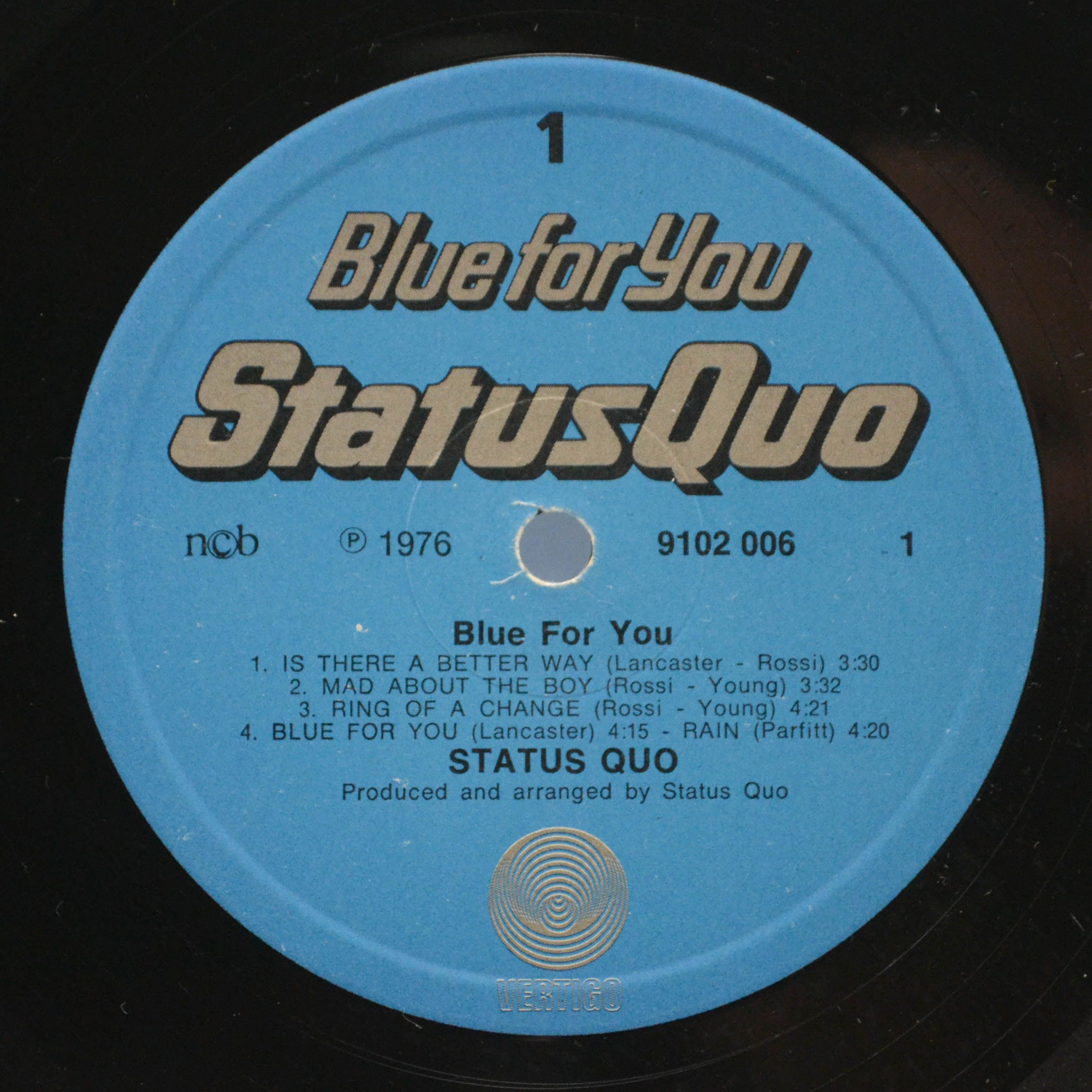 Status Quo — Blue For You, 1976