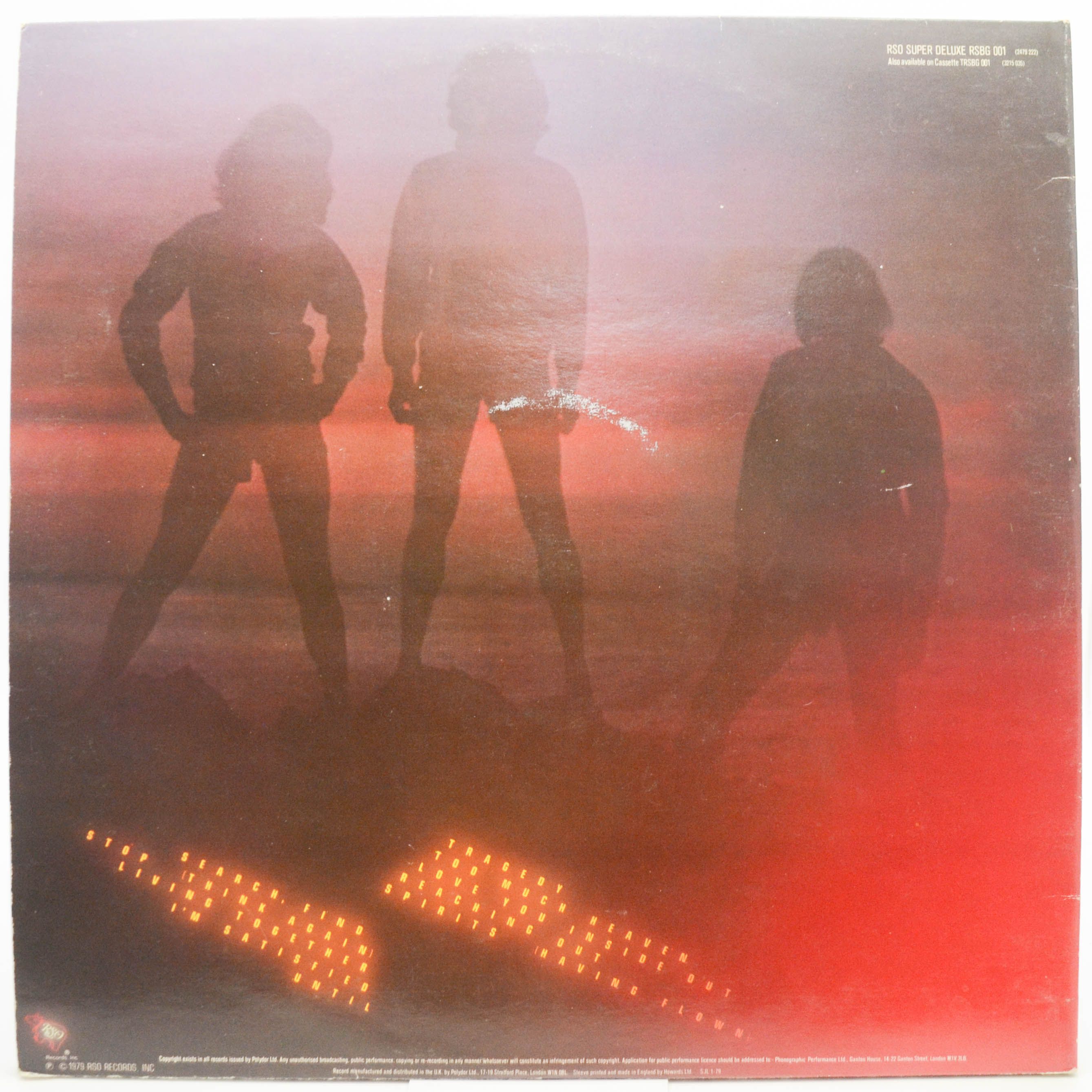 Bee Gees — Spirits Having Flown (1-st, UK), 1979