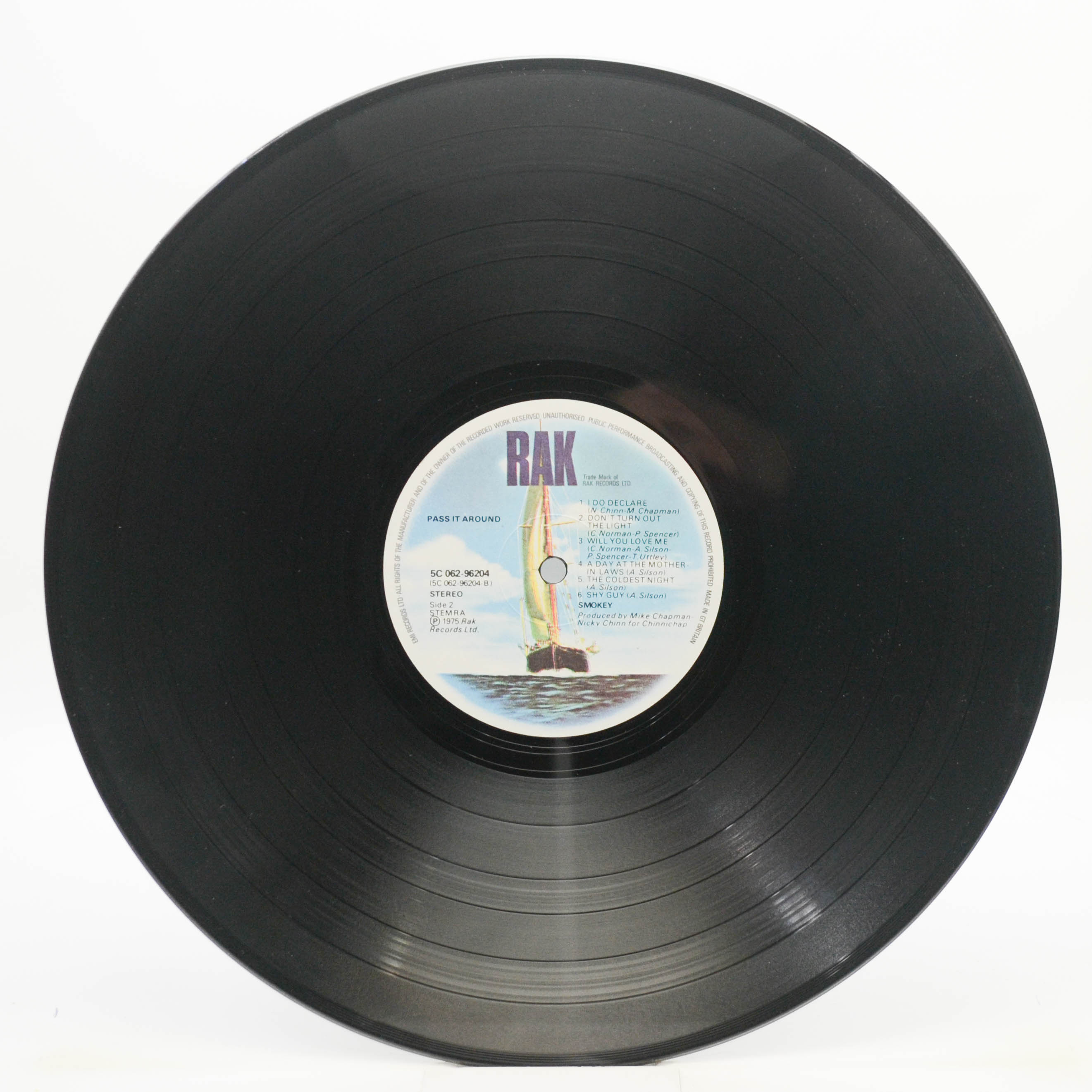 Виниловая пластинка Smokey — Pass It Around, 1975
