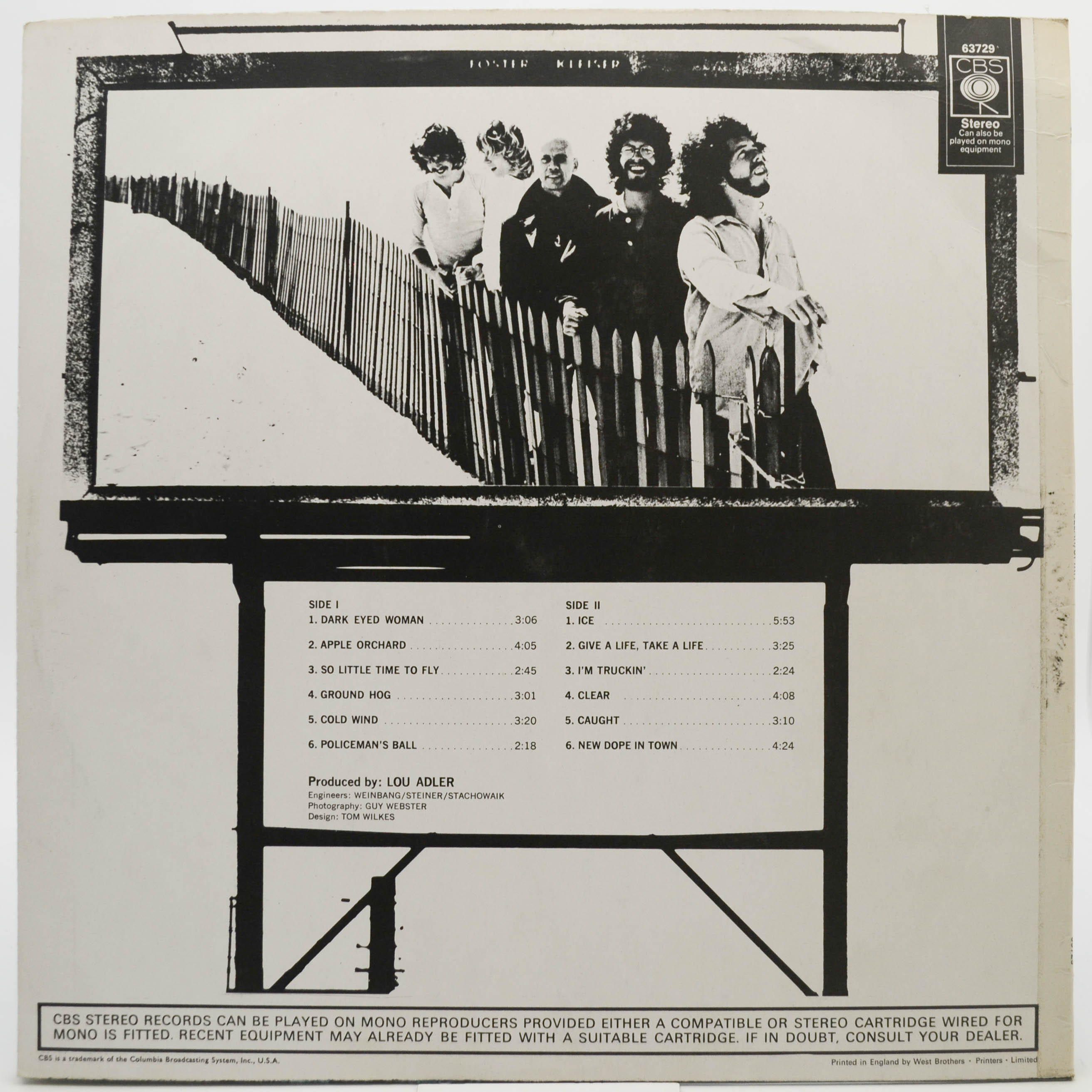 Spirit — Clear (UK), 1969