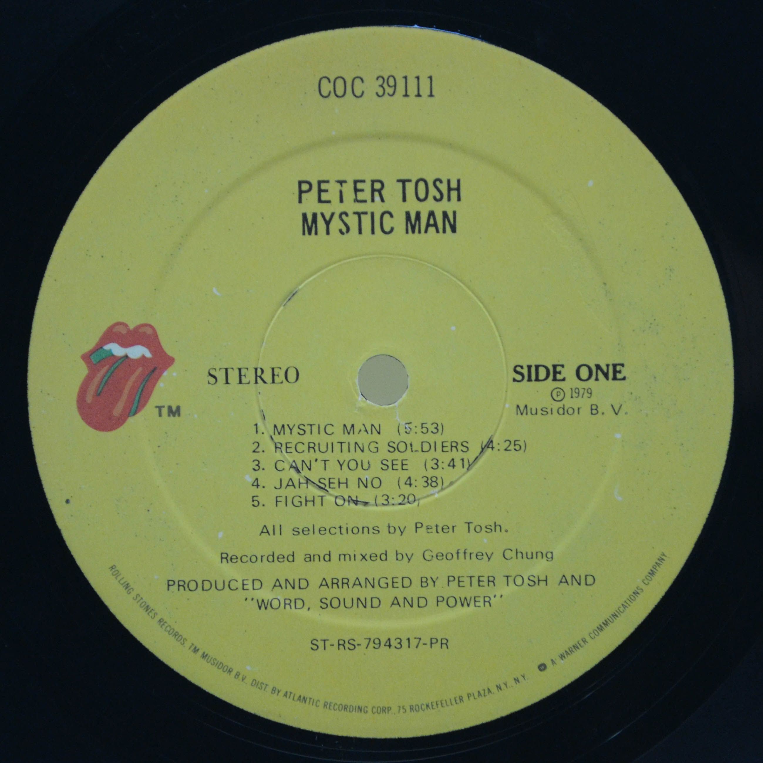 Peter Tosh — Mystic Man (1-st, USA), 1979