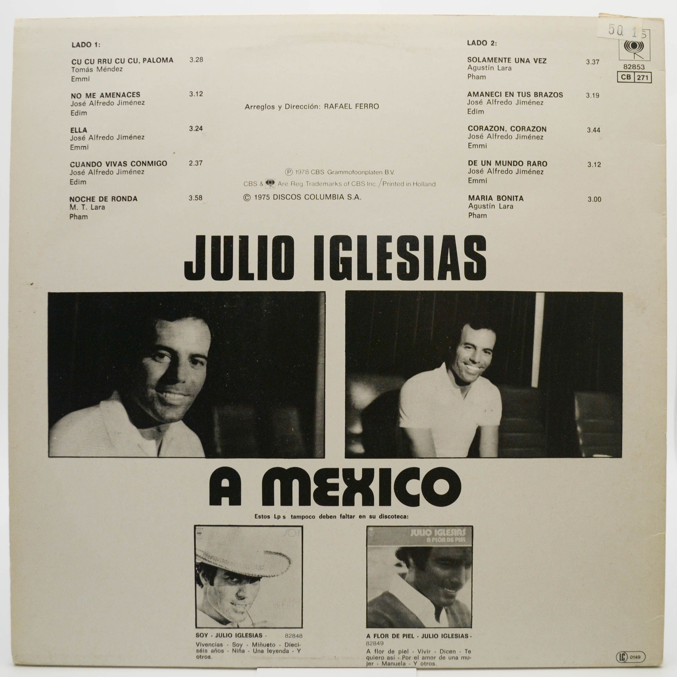Julio Iglesias — A Mexico, 1975