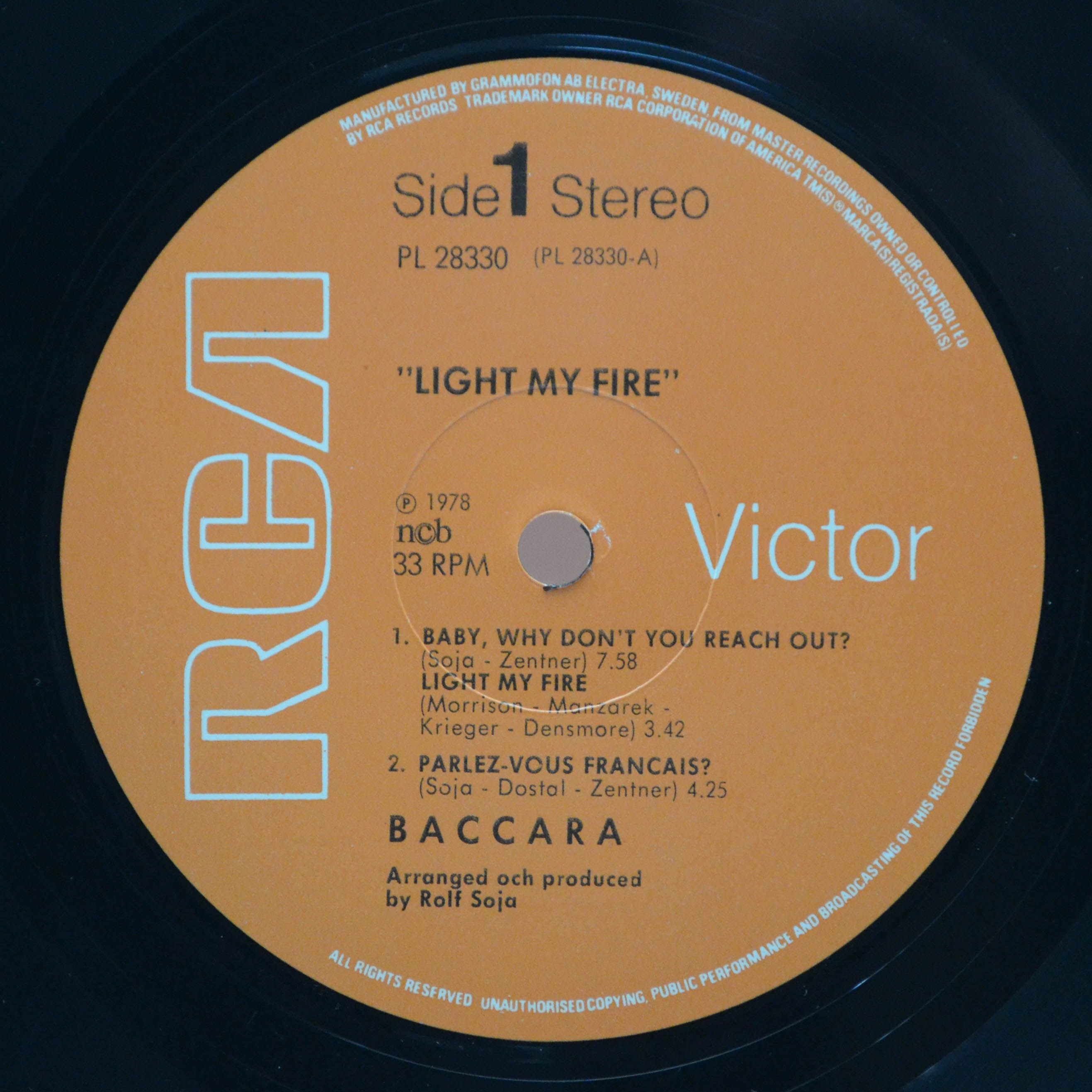 Baccara — Light My Fire, 1978