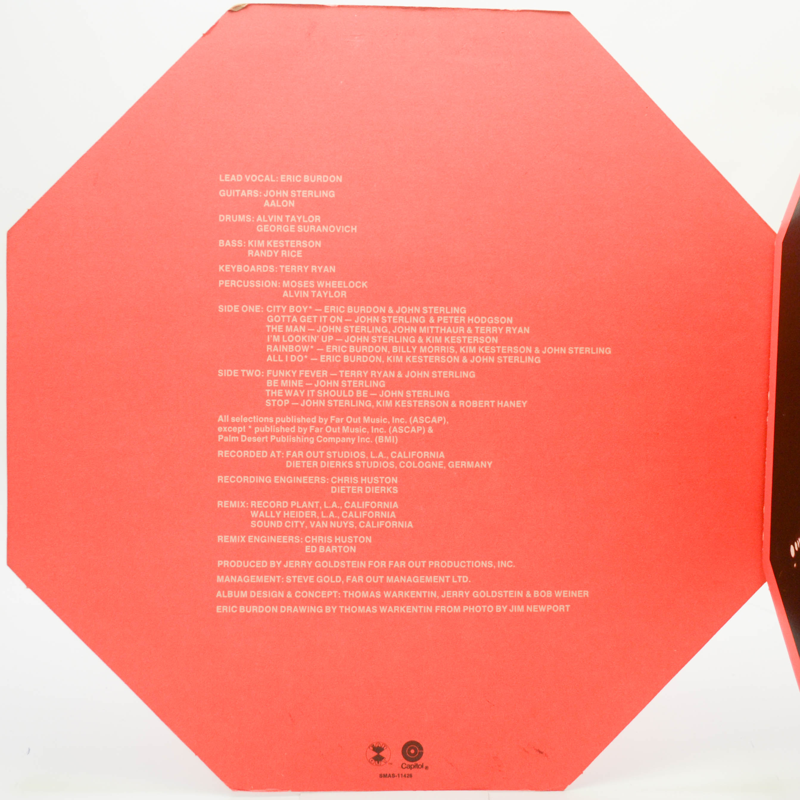 Eric Burdon Band — Stop (USA), 1975