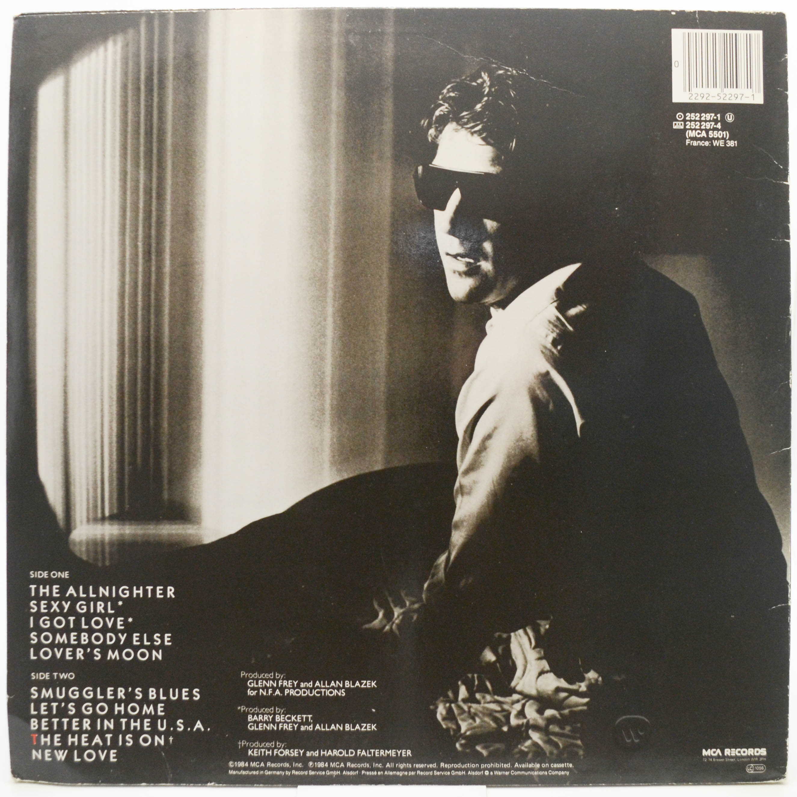 Glenn Frey — The Allnighter, 1984