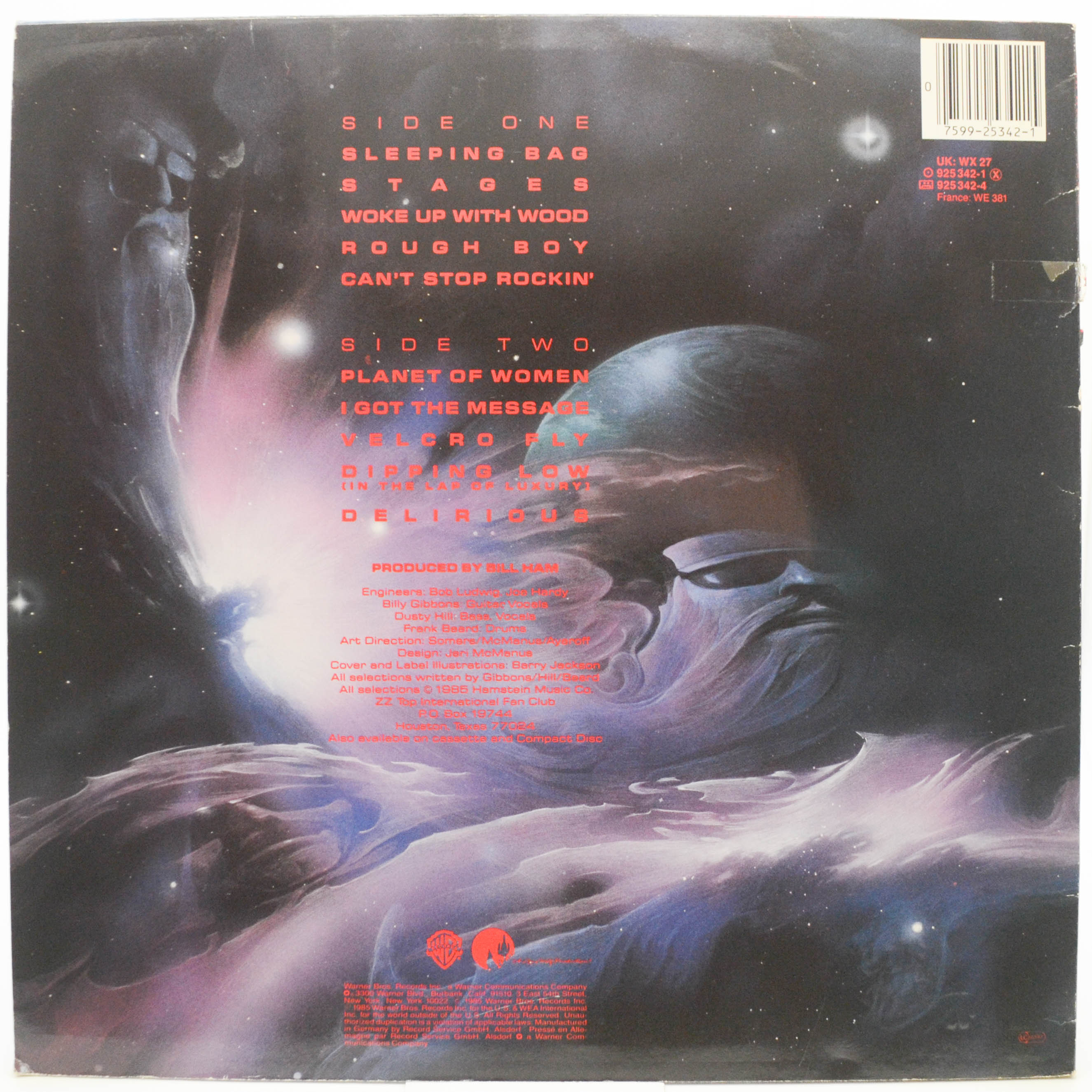 ZZ Top — Afterburner, 1985