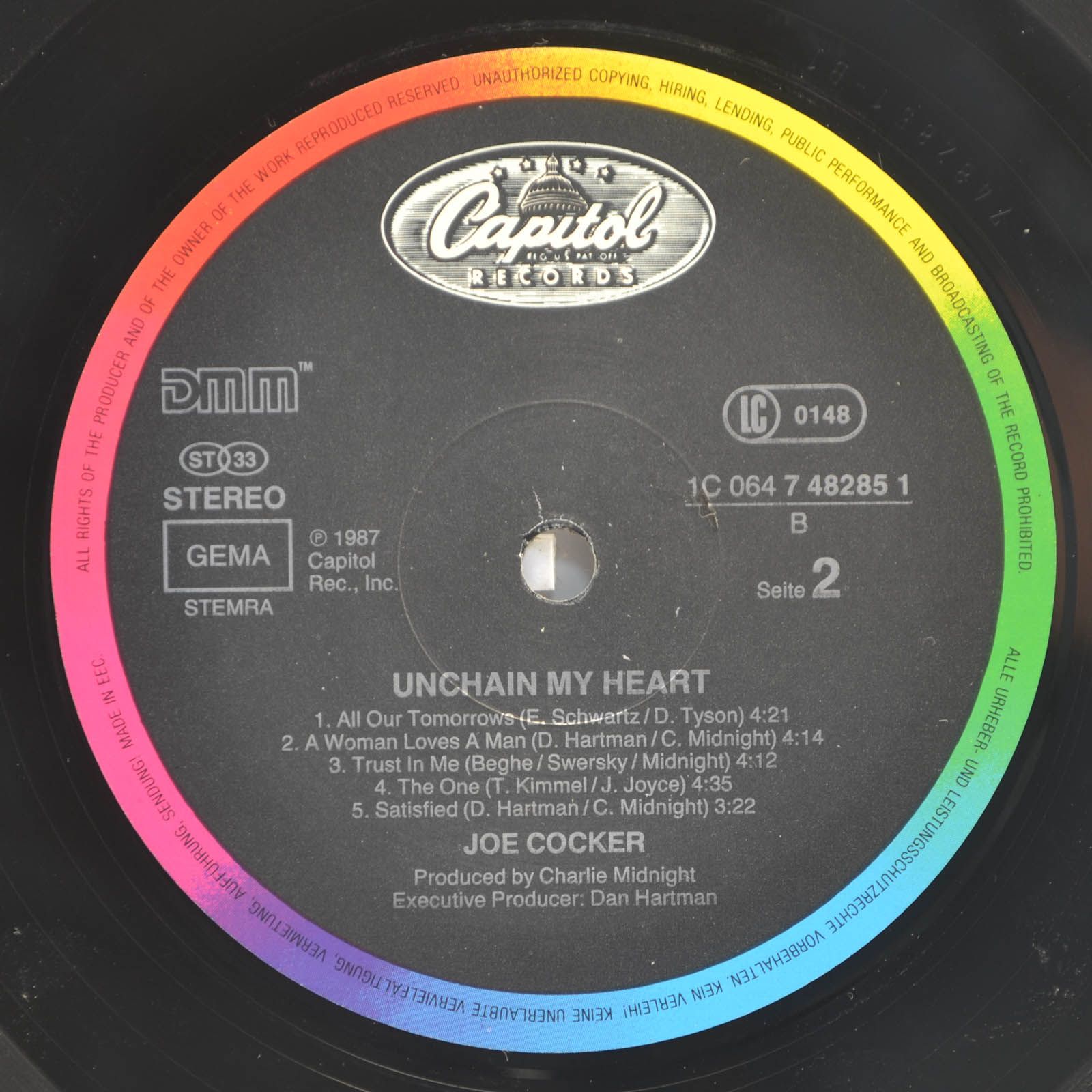 Joe Cocker — Unchain My Heart, 1987