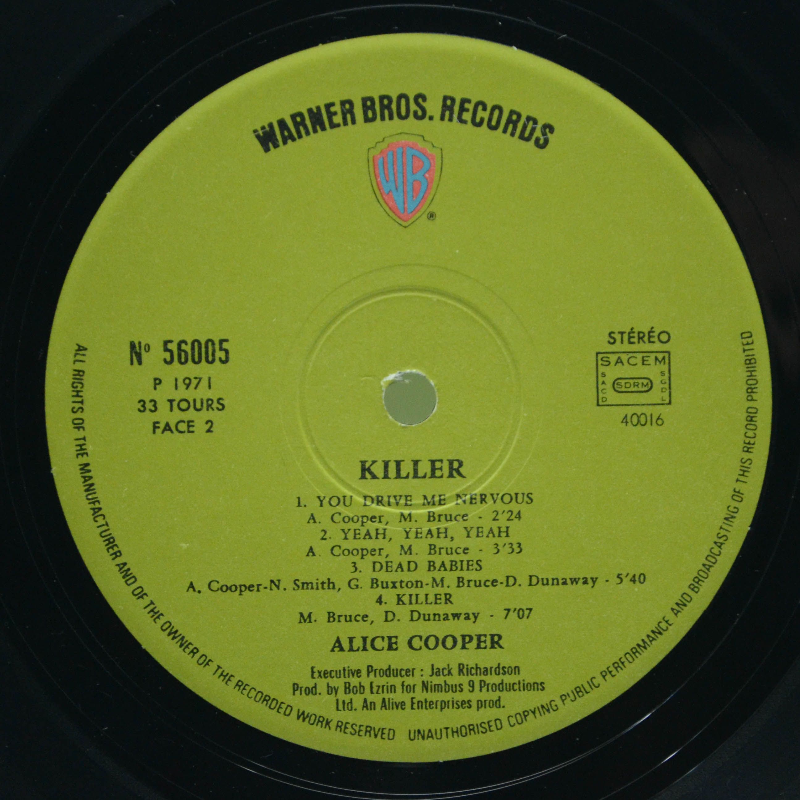Alice Cooper — Killer, 1971