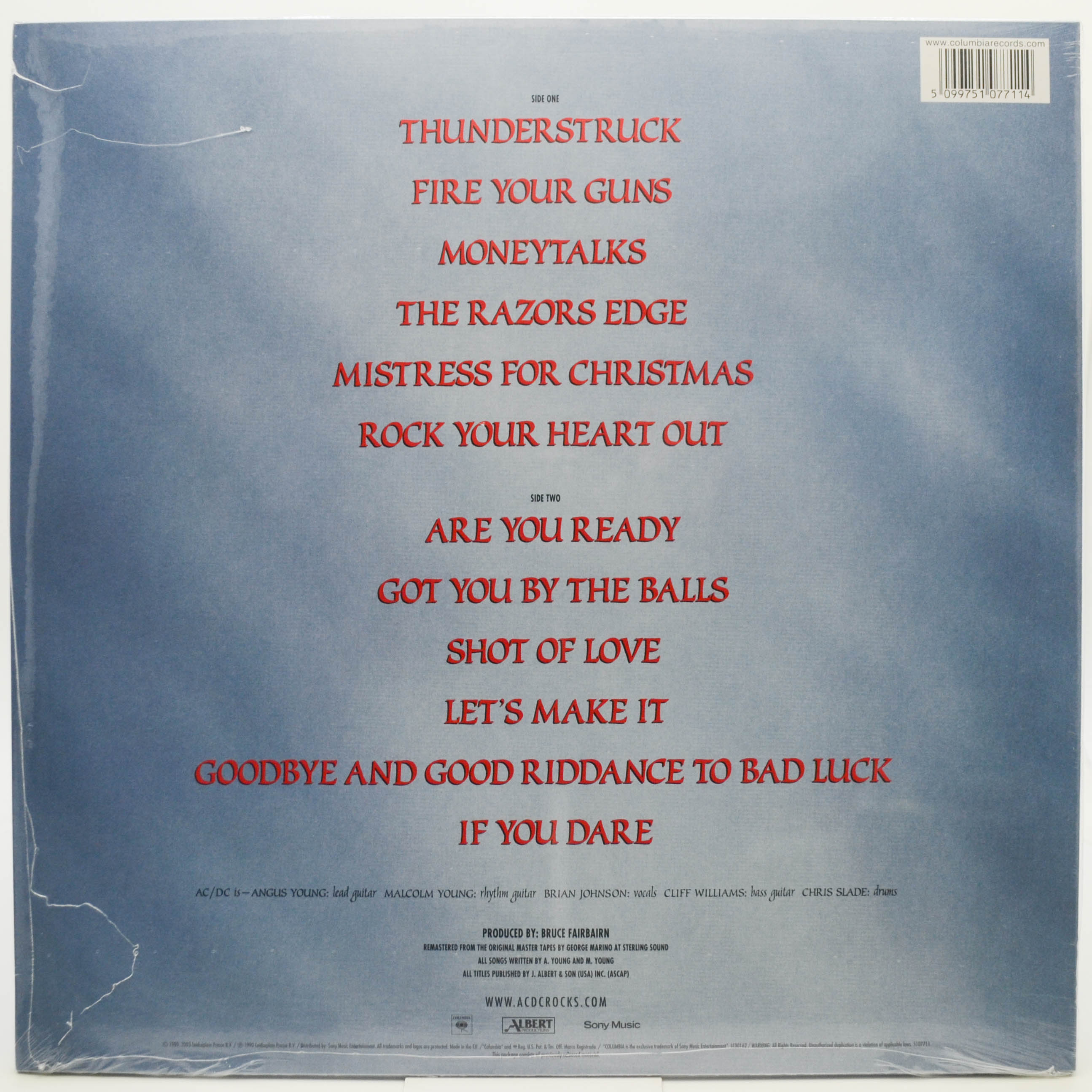 AC/DC — The Razors Edge, 1990