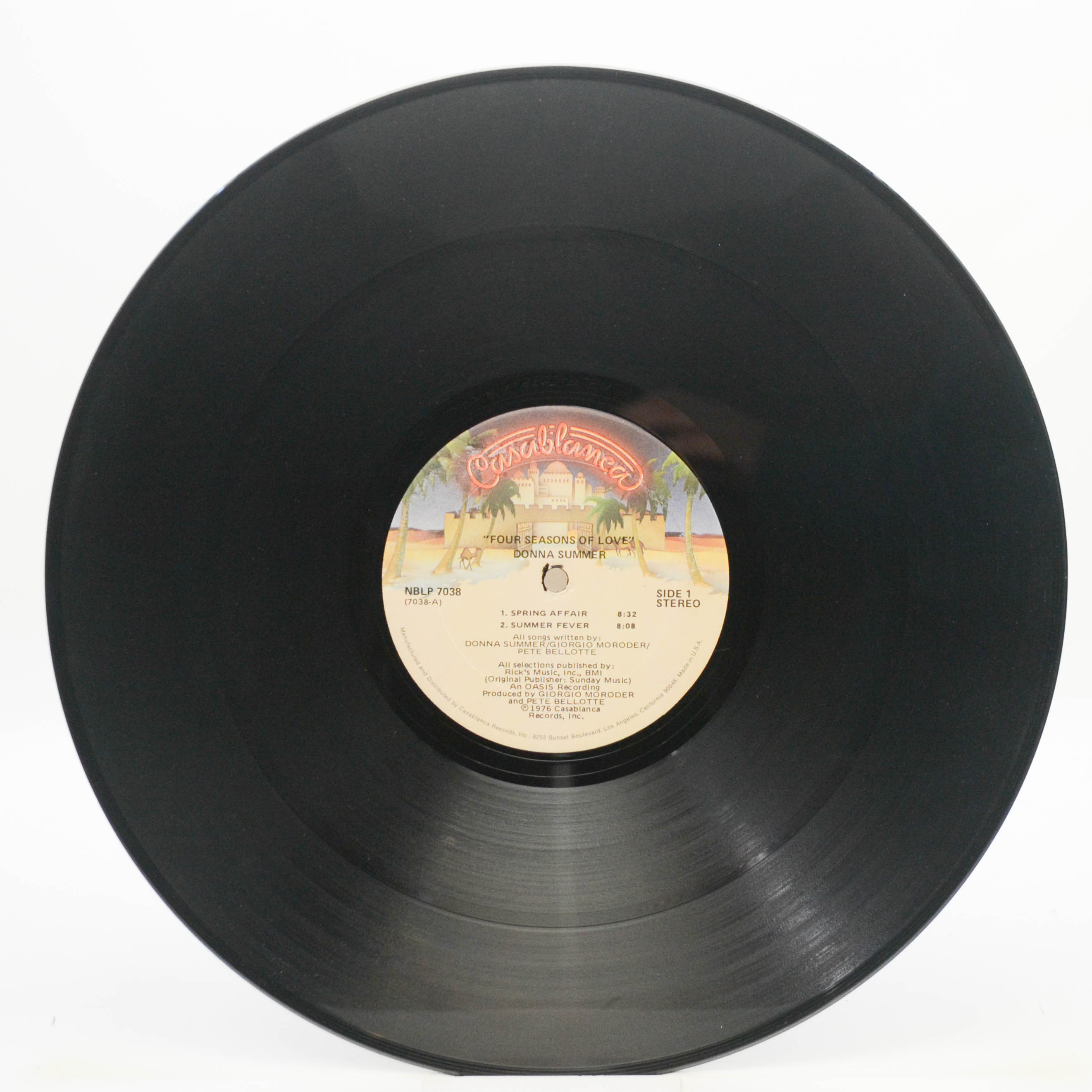Donna Summer — Four Seasons Of Love (1-st, USA, poster), 1976