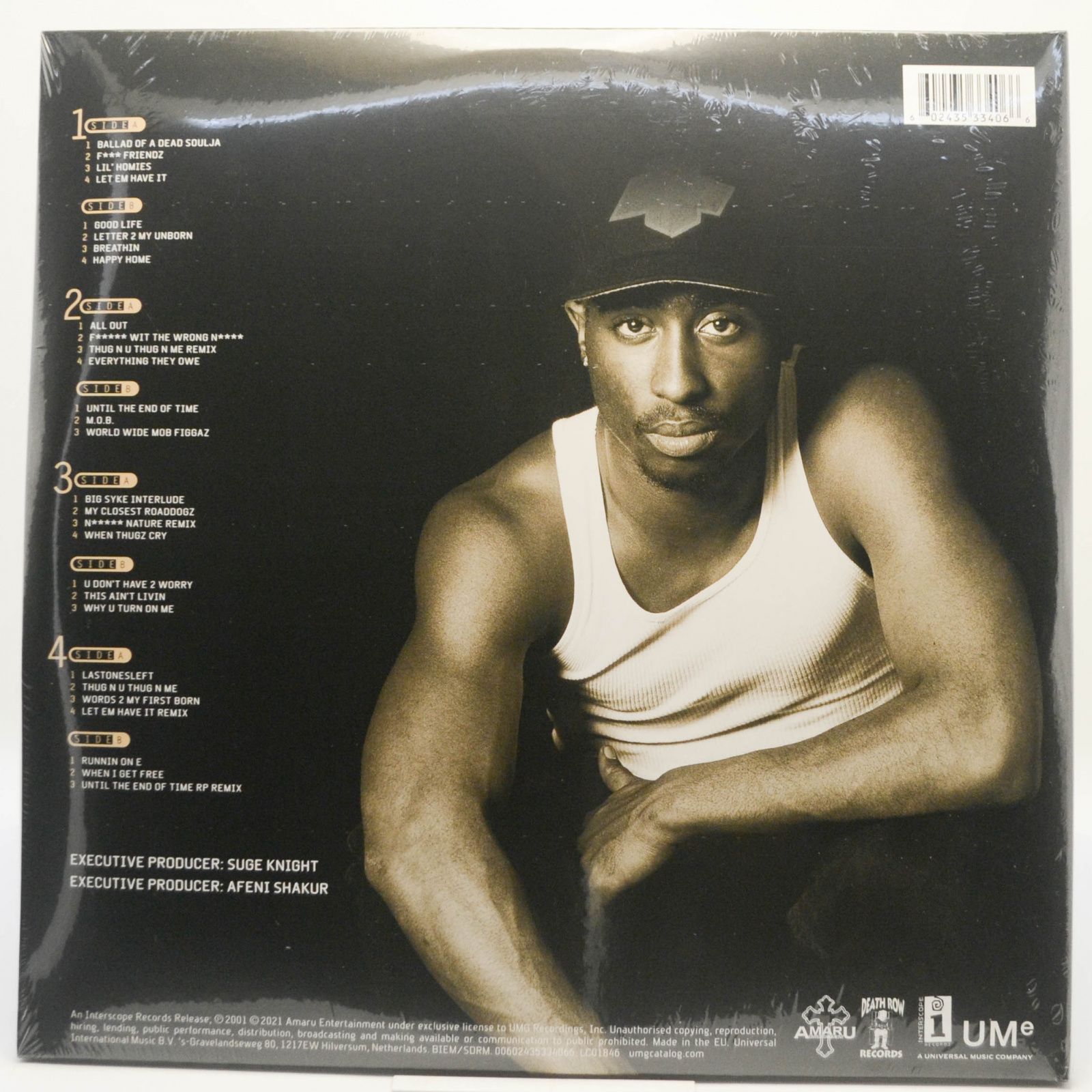 2Pac — Until The End Of Time (4LP), 2001