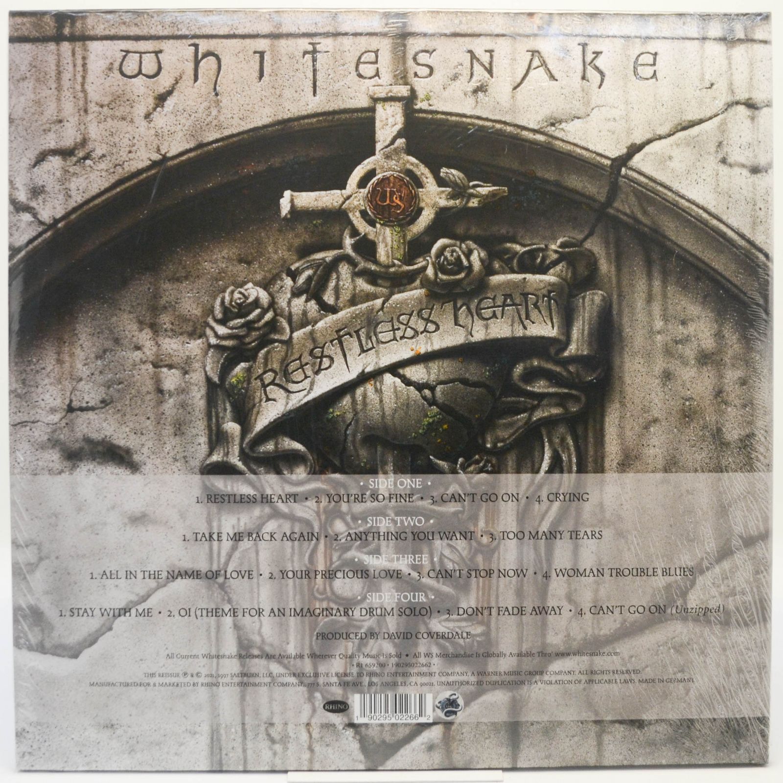 Whitesnake — Restless Heart (2LP), 1997