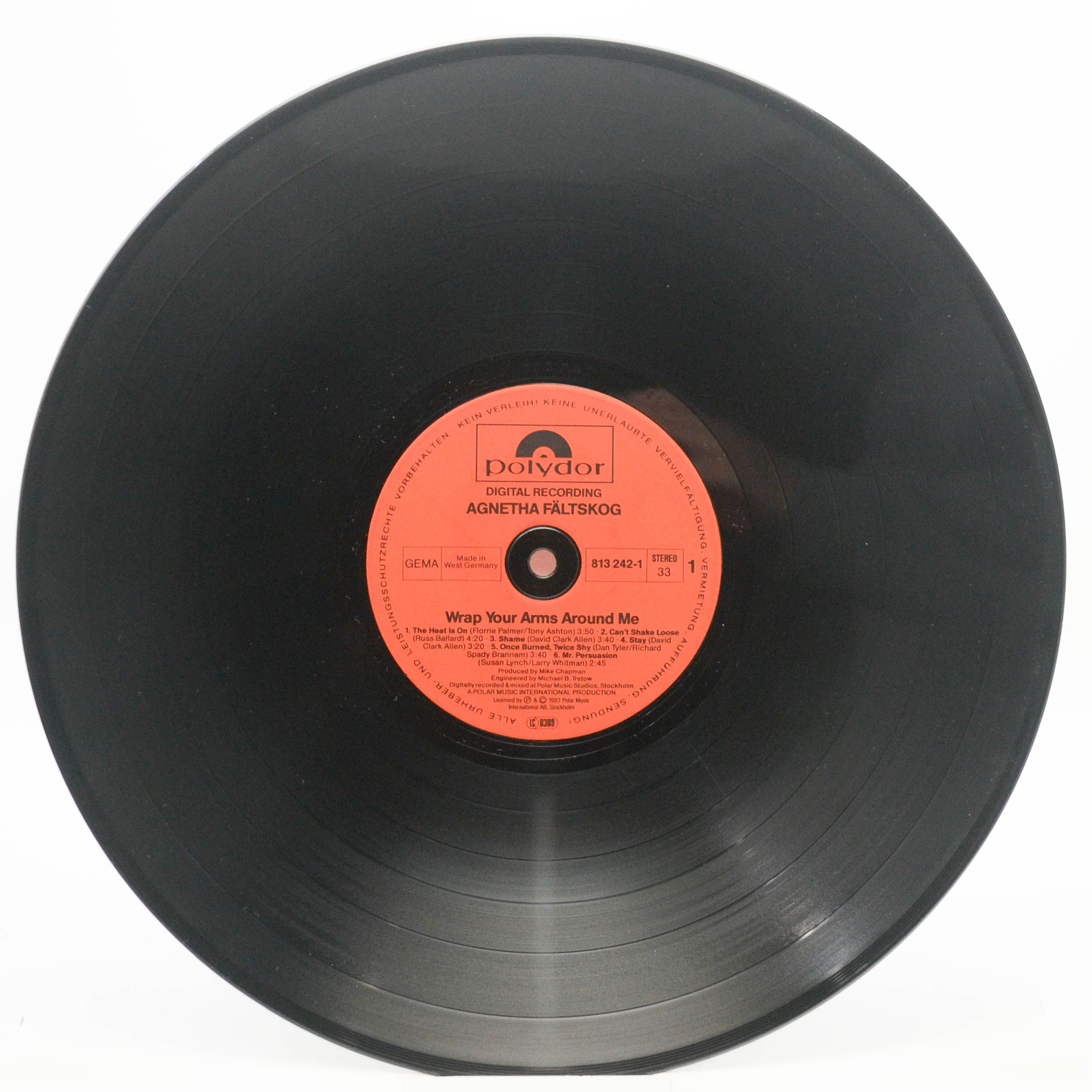 Виниловая пластинка Agnetha Fältskog — Wrap Your Arms Around Me, 1983