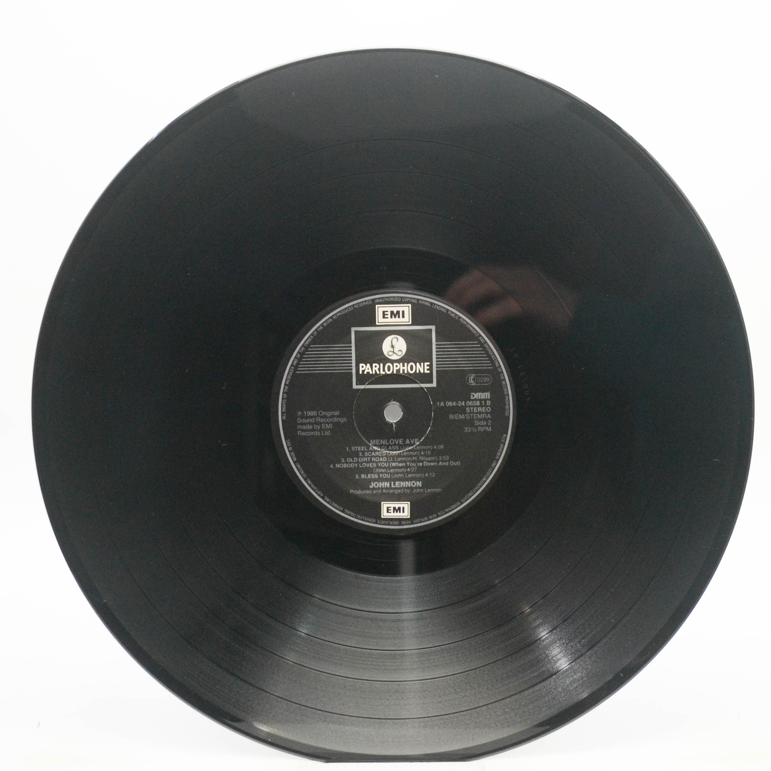 John Lennon — Menlove Ave, 1986