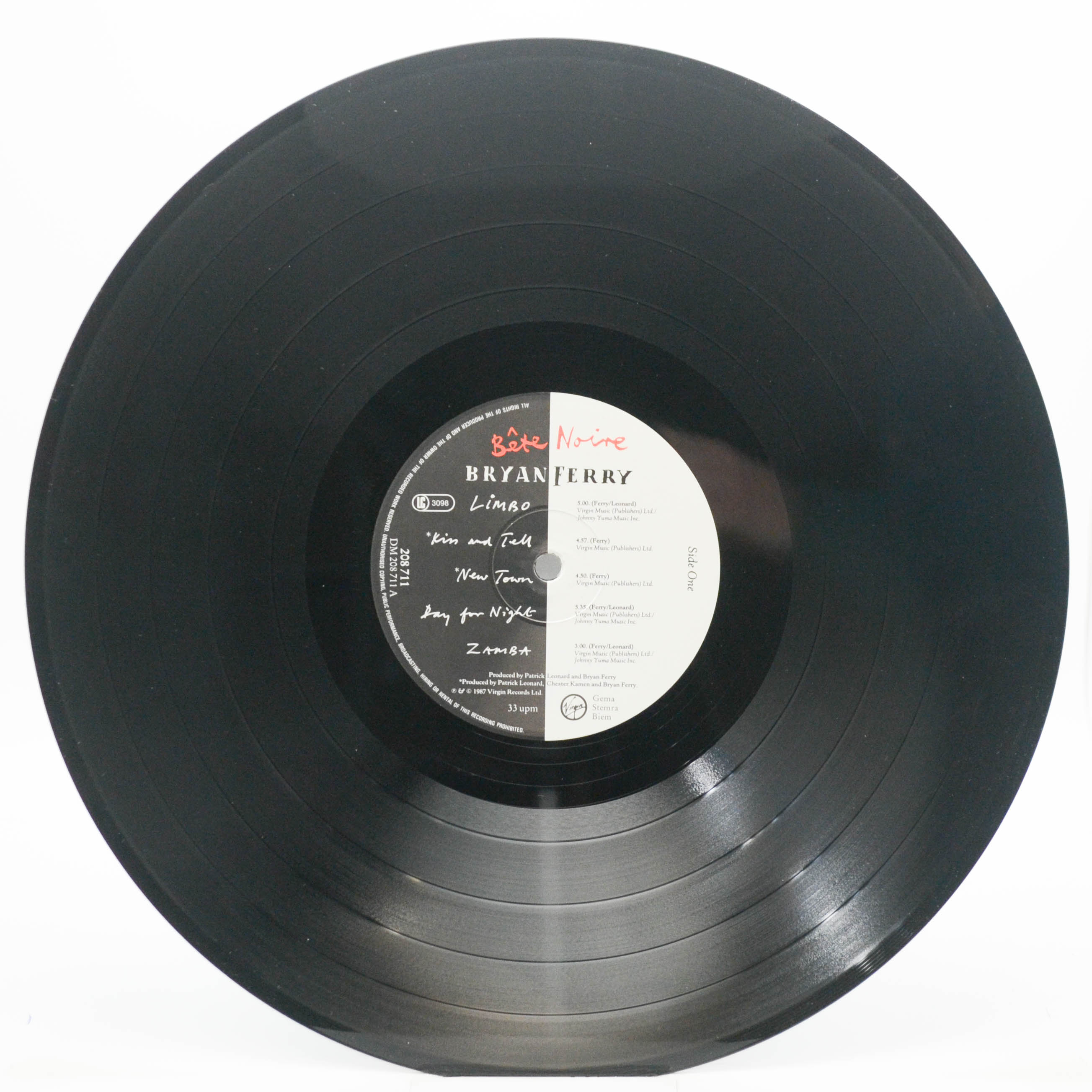 Bryan Ferry — Bête Noire, 1987