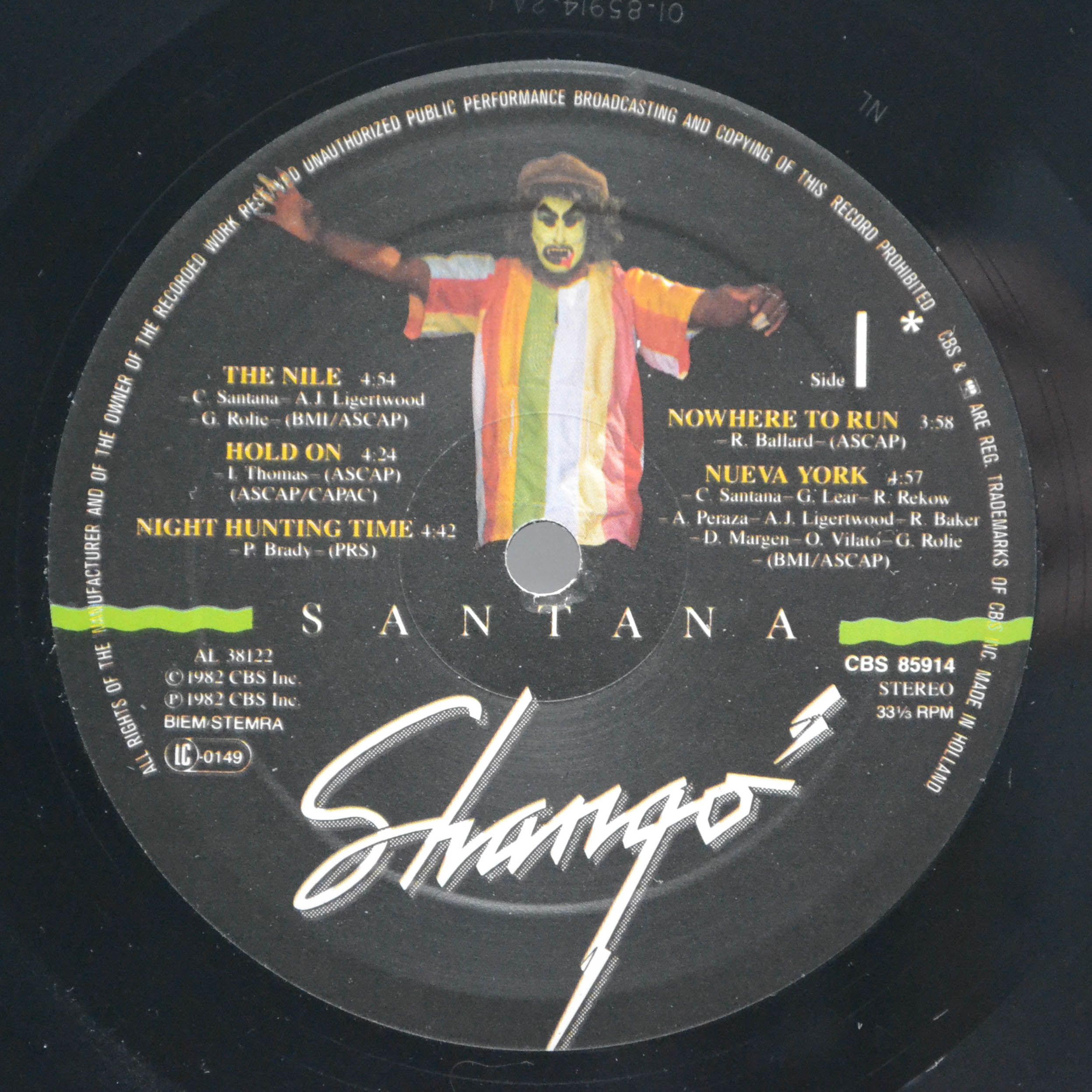 Santana — Shango, 1982