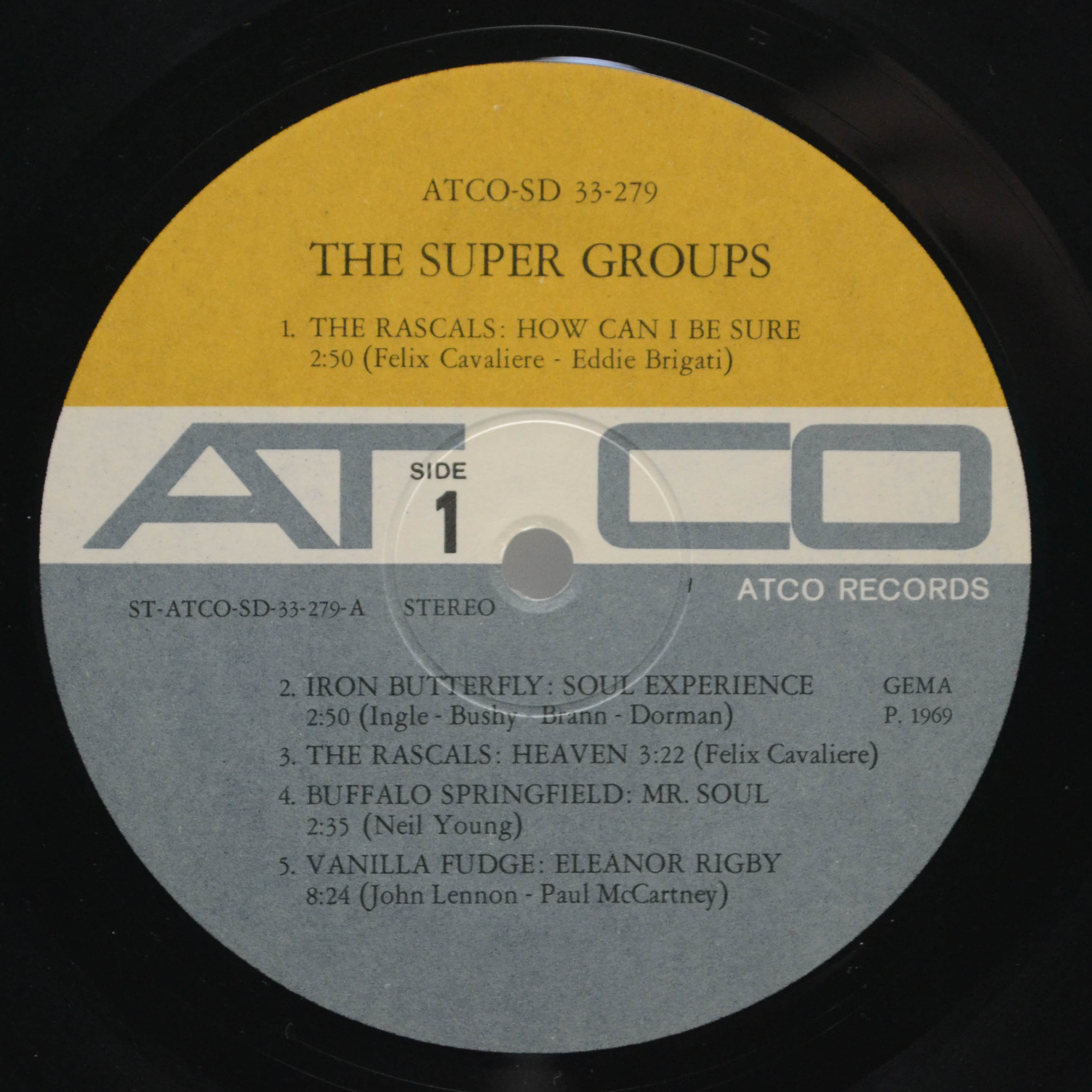Various — The Super Groups, 1969