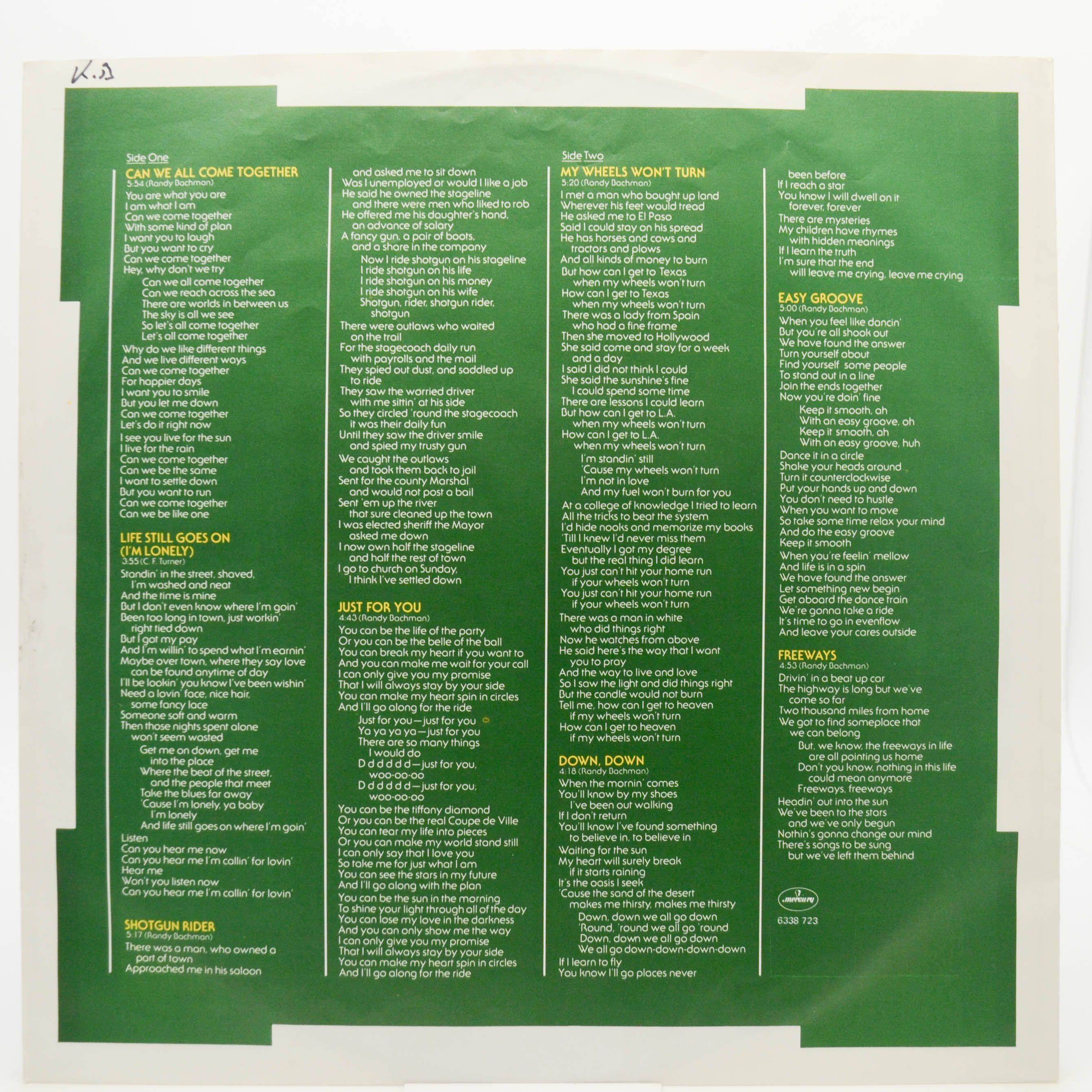 Bachman-Turner Overdrive — Freeways, 1977