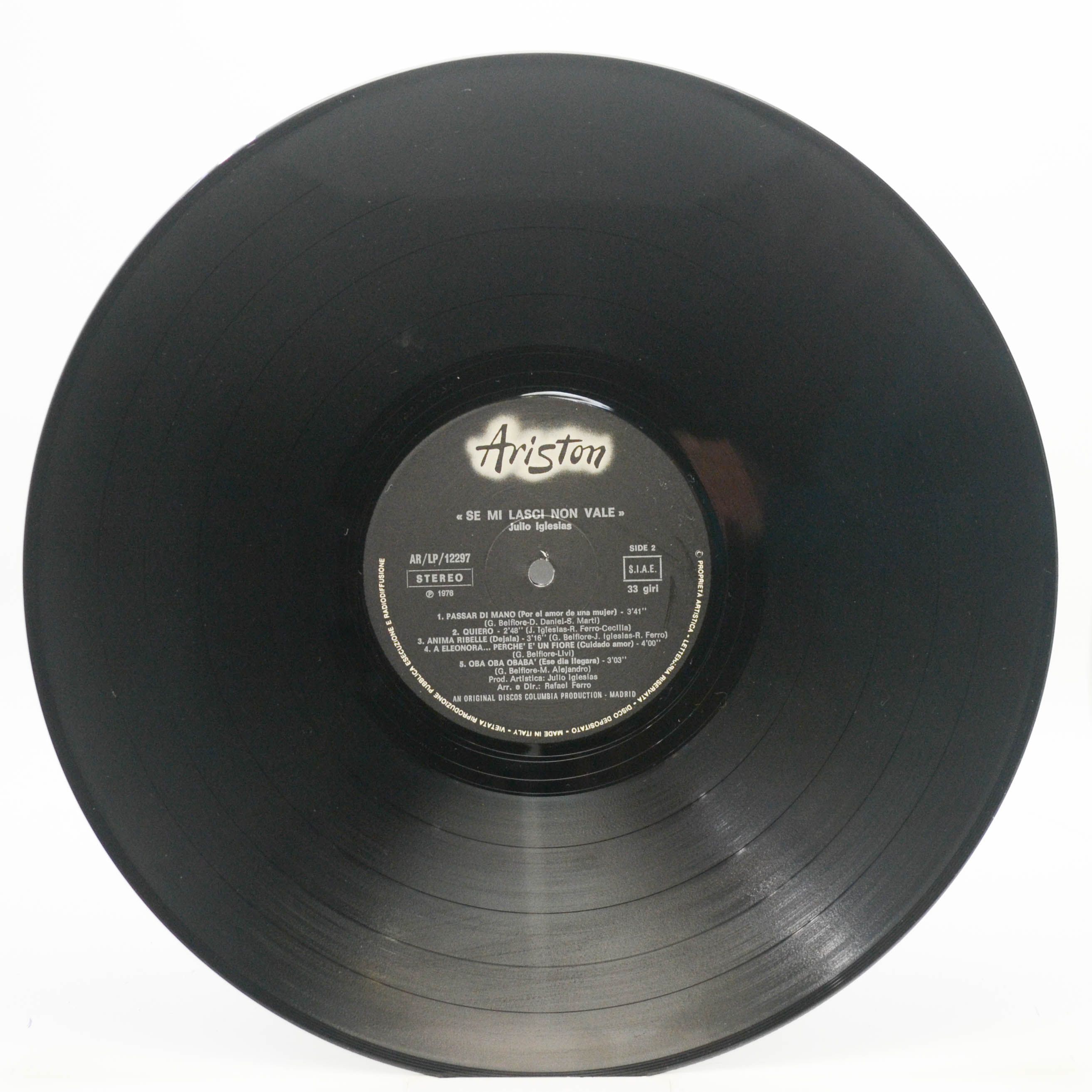 Julio Iglesias — Se Mi Lasci Non Vale, 1976