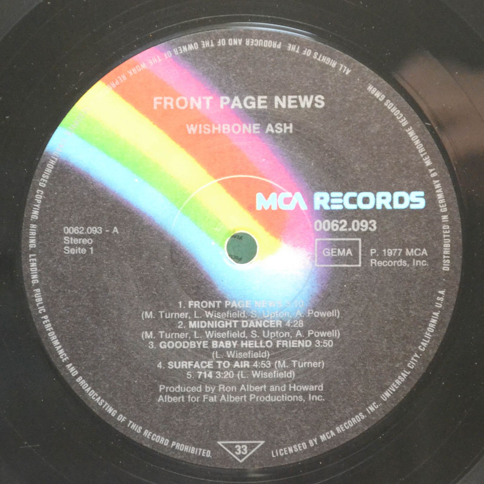Wishbone Ash — Front Page News, 1977