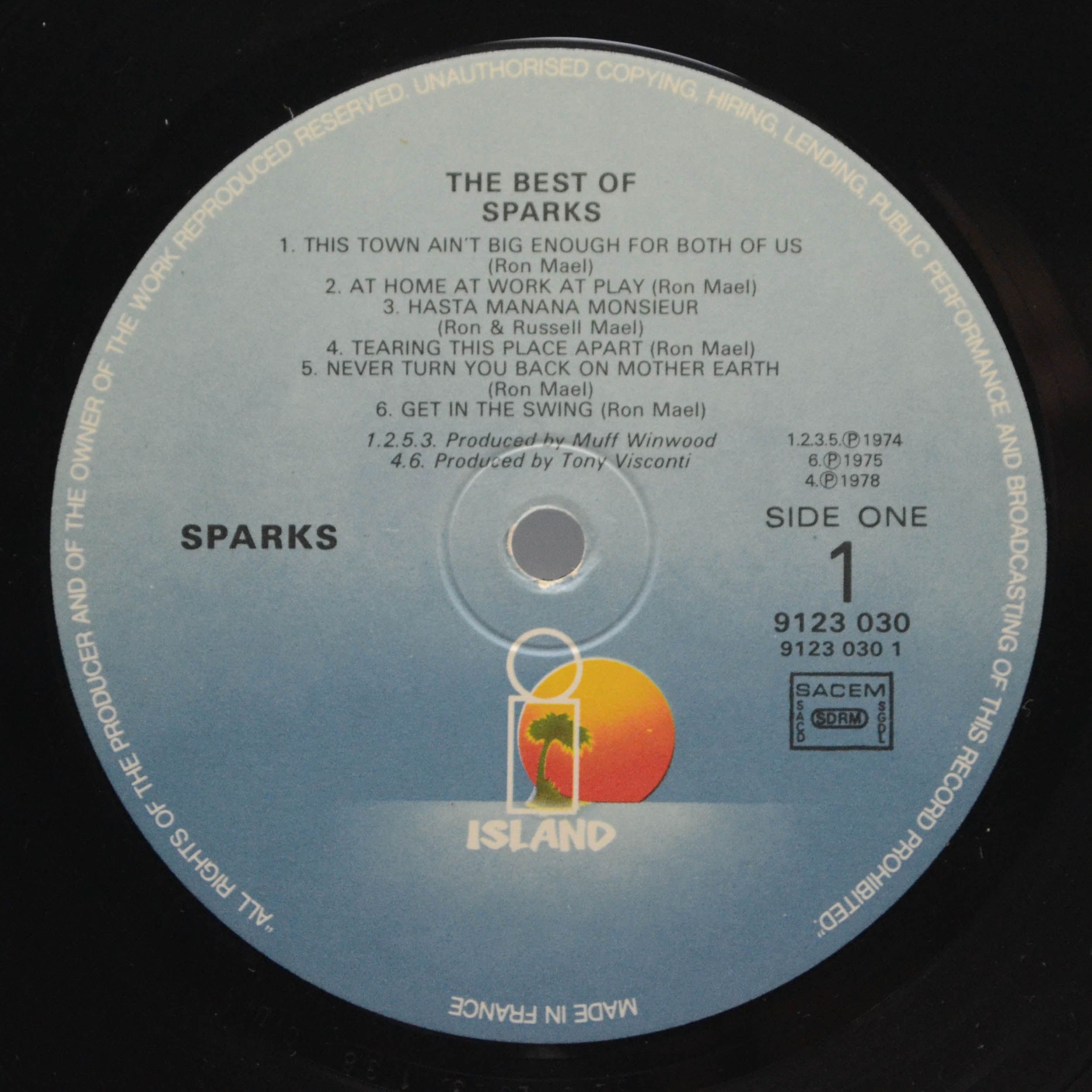 Sparks — The Best Of Sparks, 1978