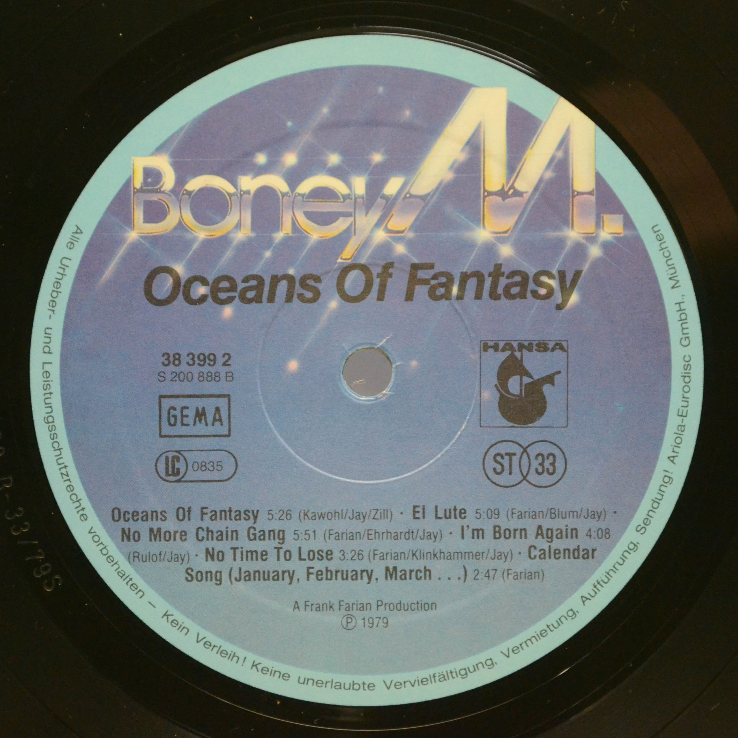 Boney M. — Oceans Of Fantasy, 1979