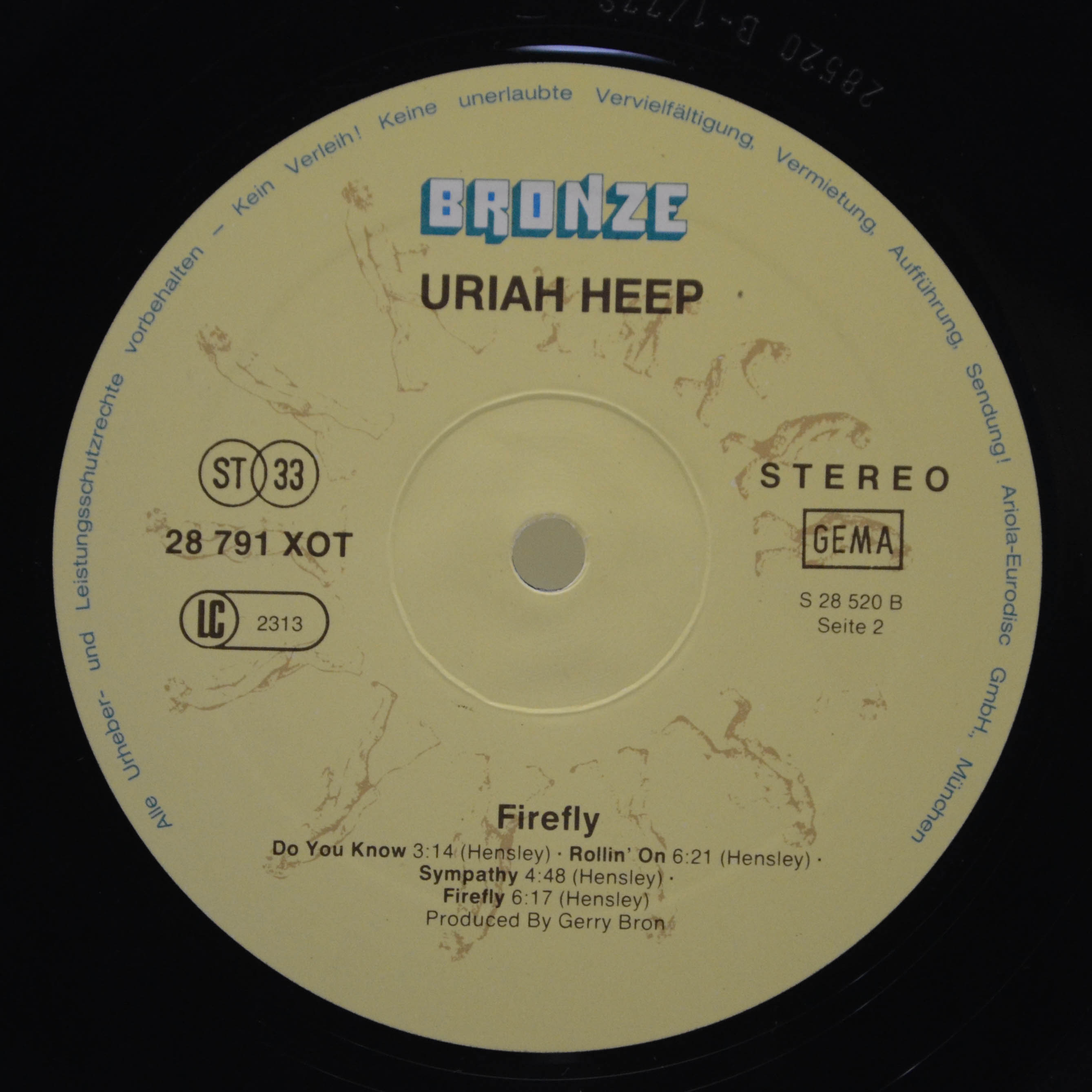 Uriah Heep — Firefly, 1977