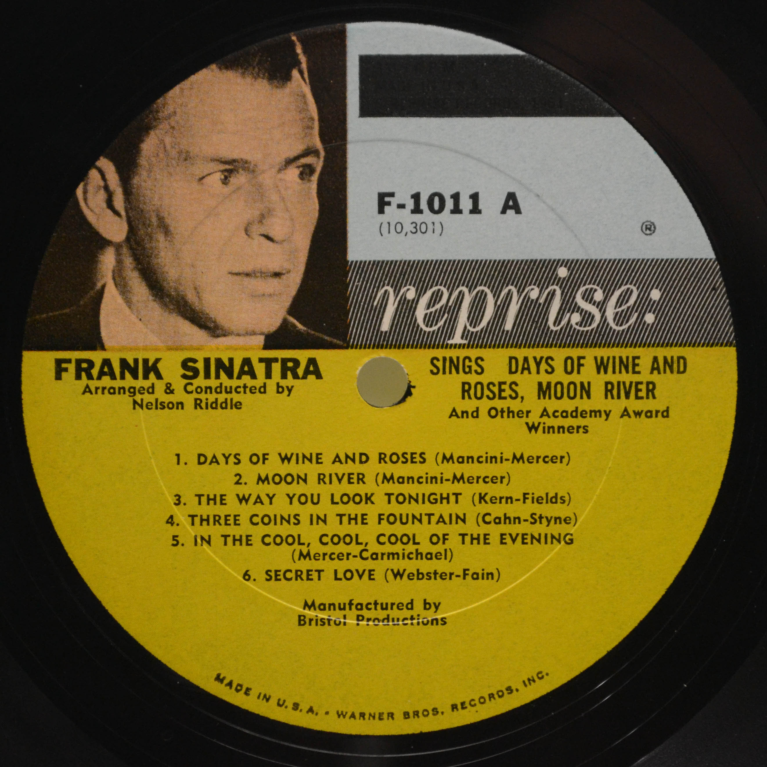 Frank Sinatra — Sings Days Of Wine And Roses, Moon River, And Other Academy Award Winners (1-st, USA), 1964