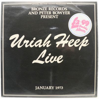 Uriah Heep Live (2LP, 1-st, UK, booklet), 1973