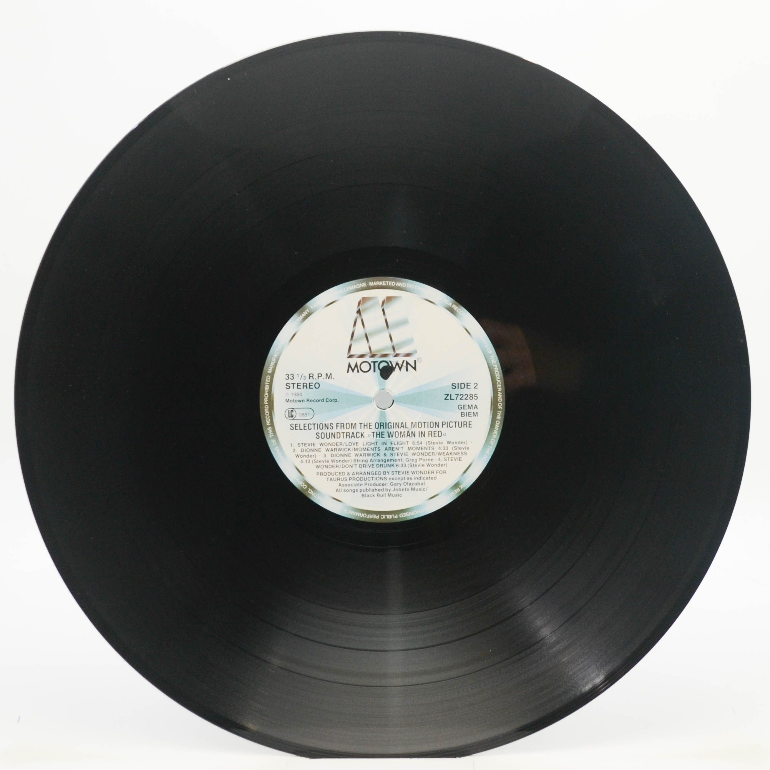 Stevie Wonder — The Woman In Red (Selections From The Original Motion Picture Soundtrack), 1984