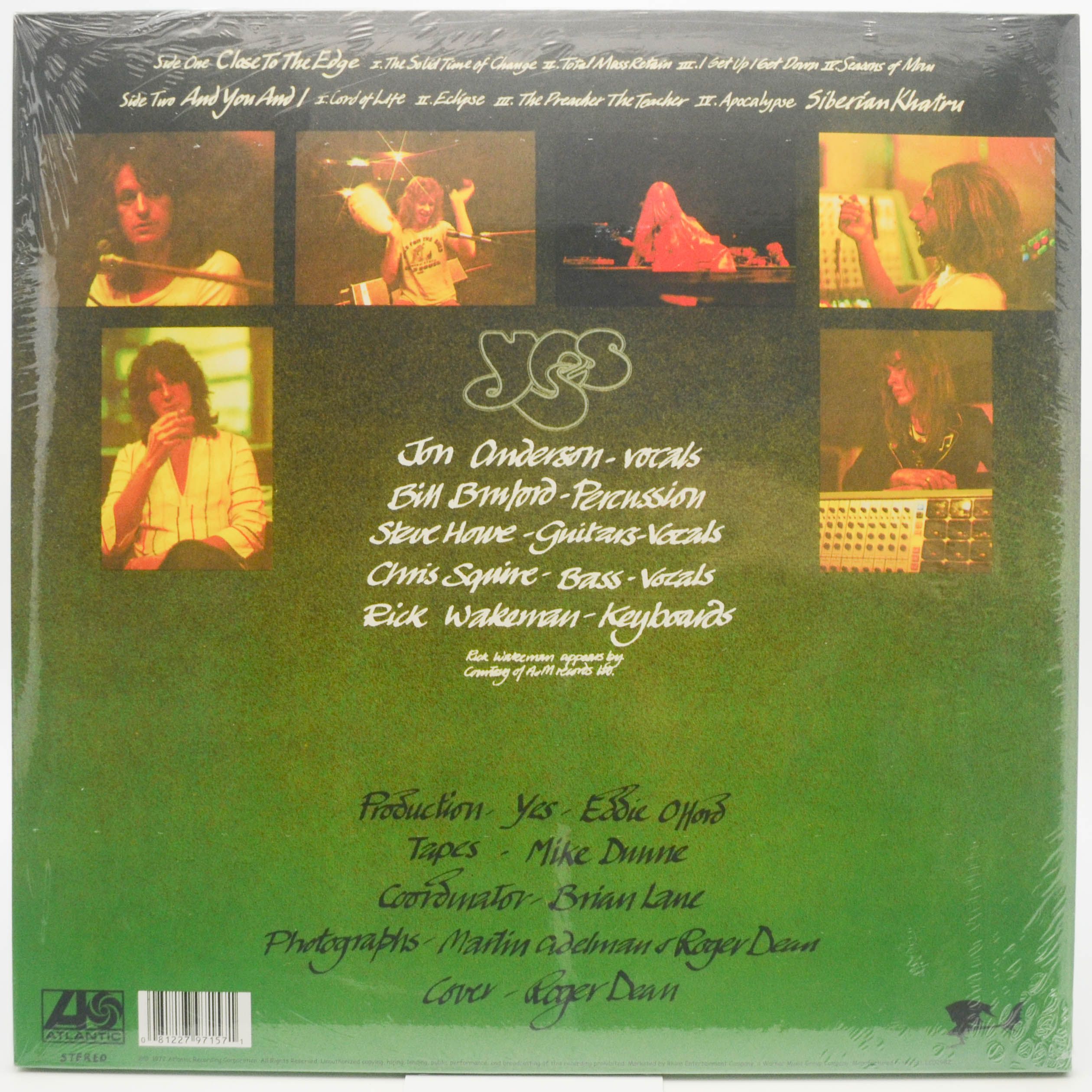 Yes — Close To The Edge, 1972