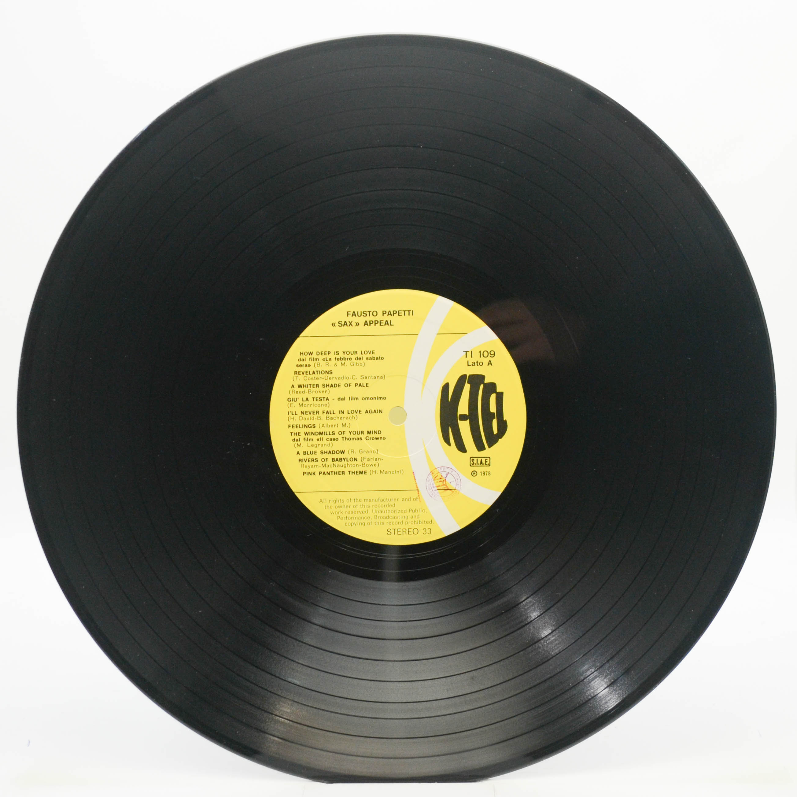 Fausto Papetti — "Sax" Appeal (1-st, Italy), 1978