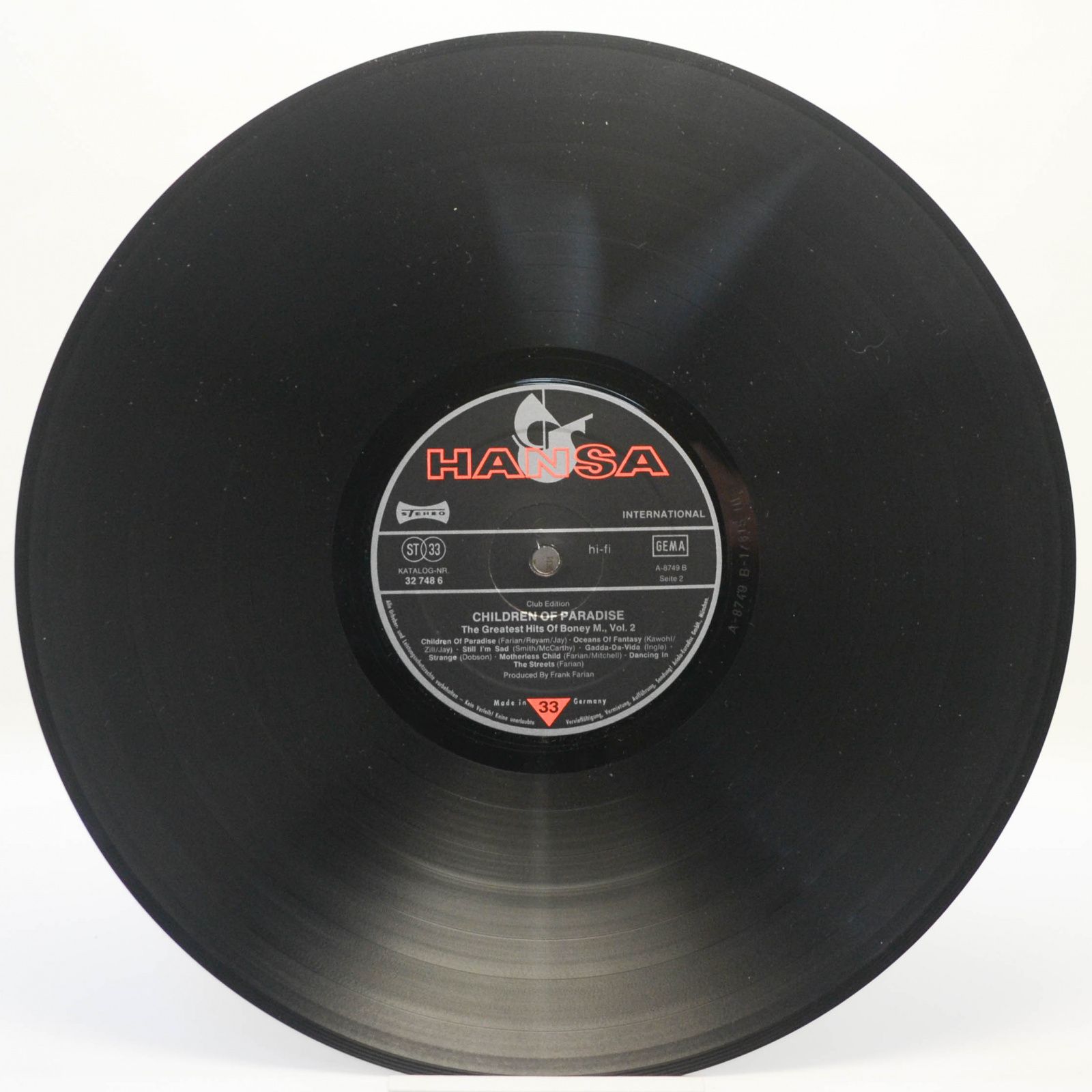 Boney M. — Children Of Paradise - The Greatest Hits Of - Volume 2, 1981